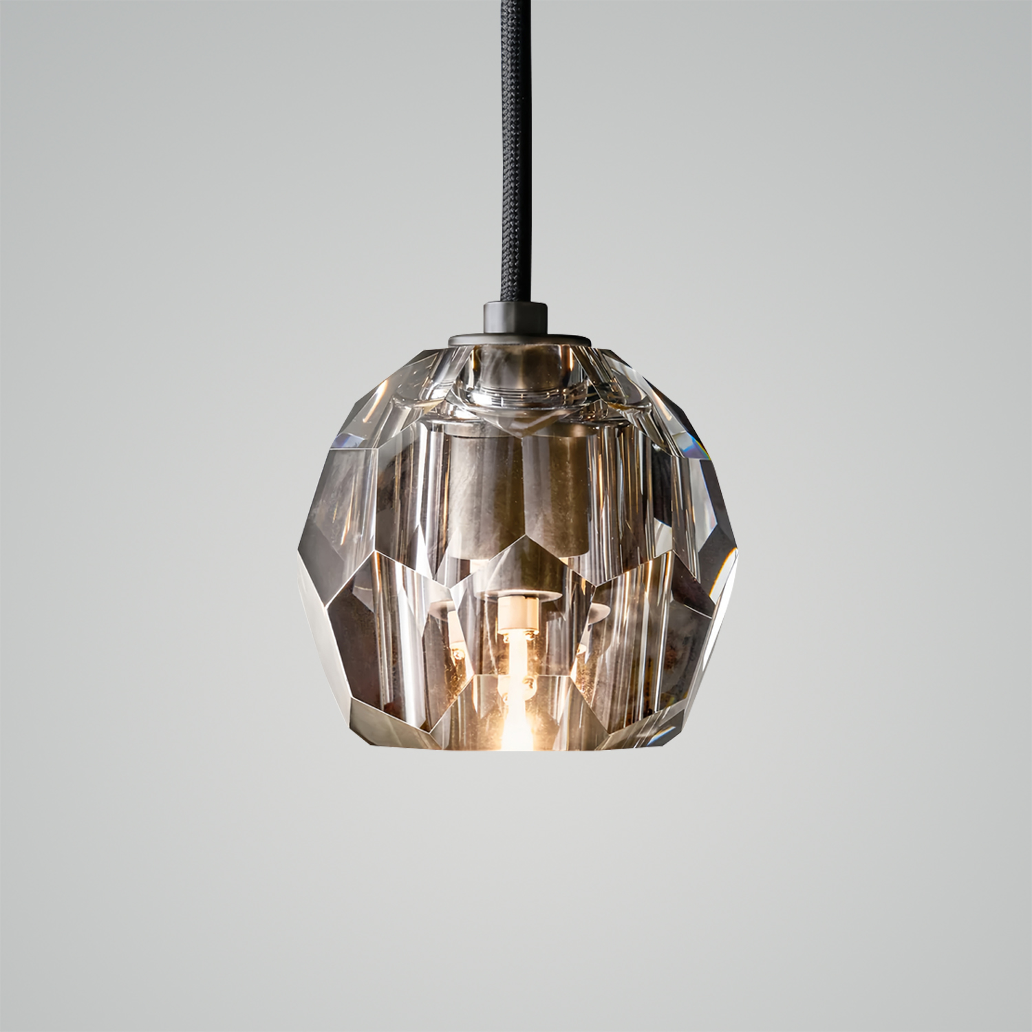 Boule De Cristal Clear Glass Cord Pendant Light