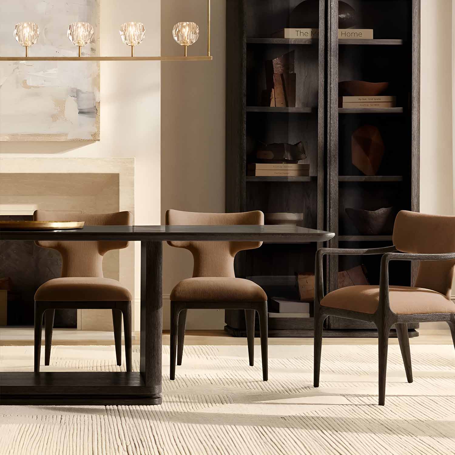 Boule De Cristal Clear Glass Linear Chandelier