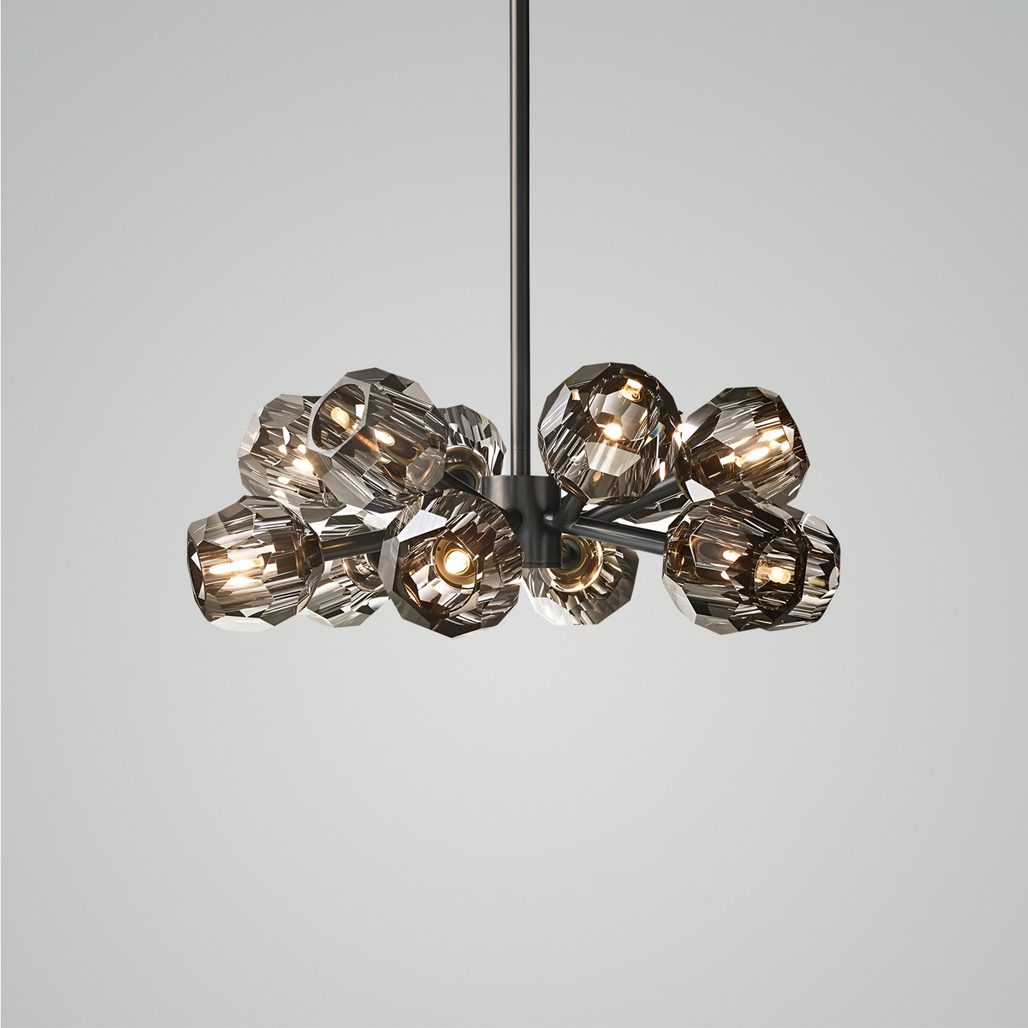 Boule De Cristal Clear Glass Round Chandelier