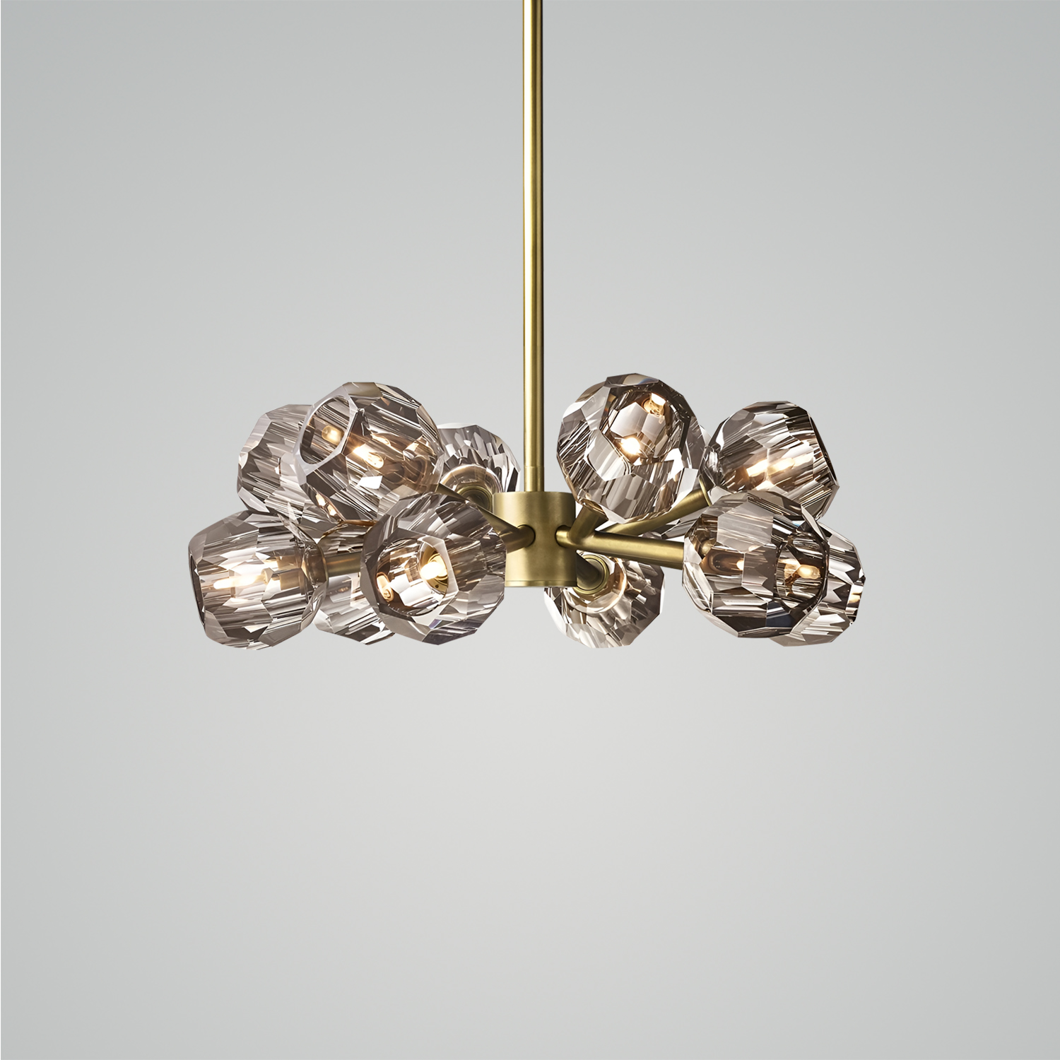 Boule De Cristal Clear Glass Round Chandelier