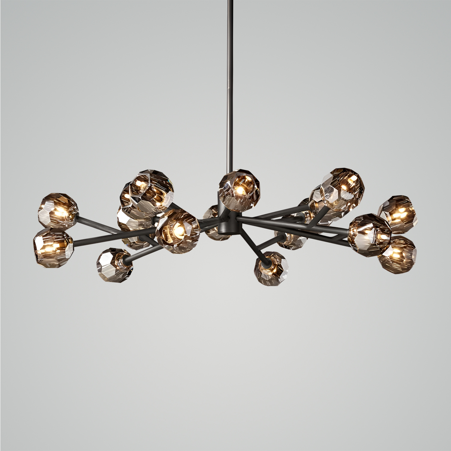Boule De Cristal Clear Glass Round Chandelier