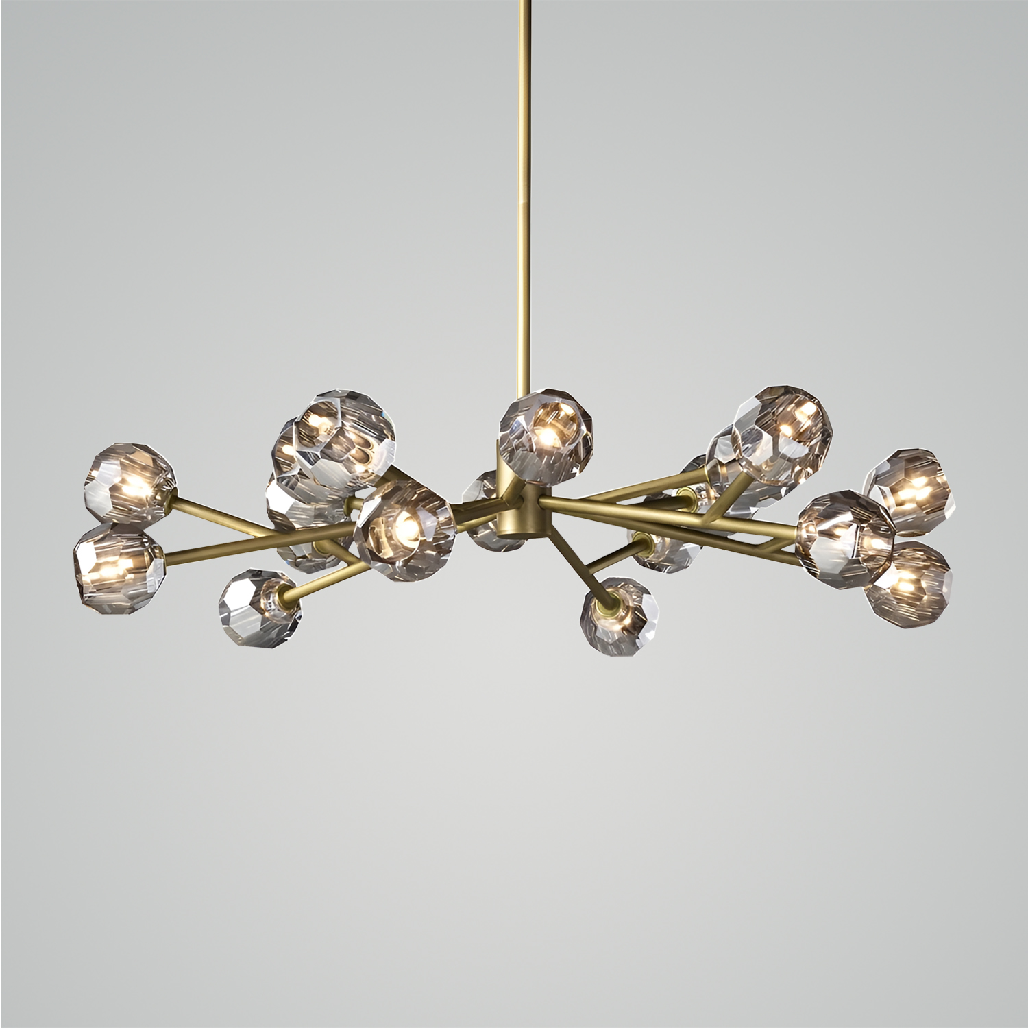 Boule De Cristal Clear Glass Round Chandelier