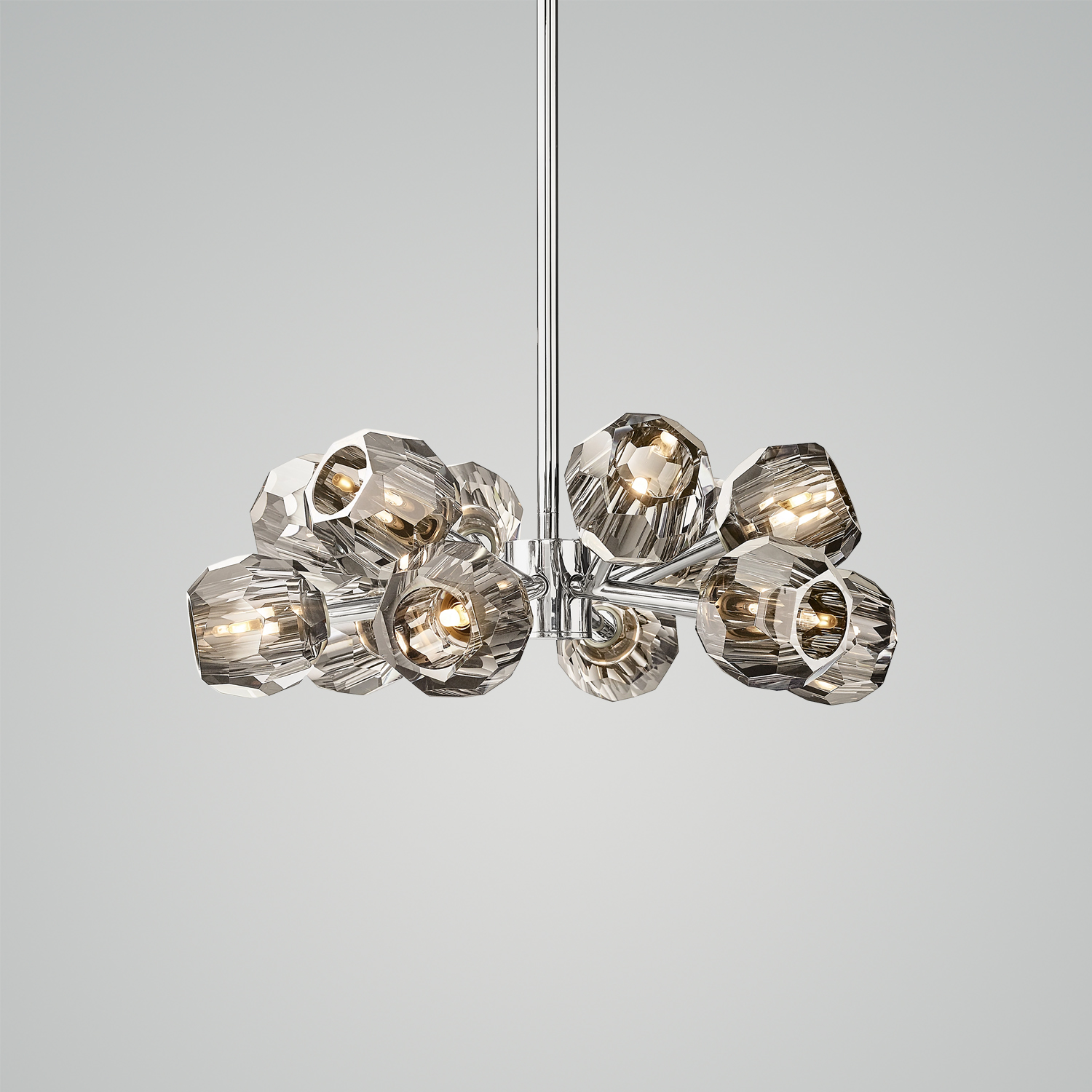 Boule De Cristal Clear Glass Round Chandelier