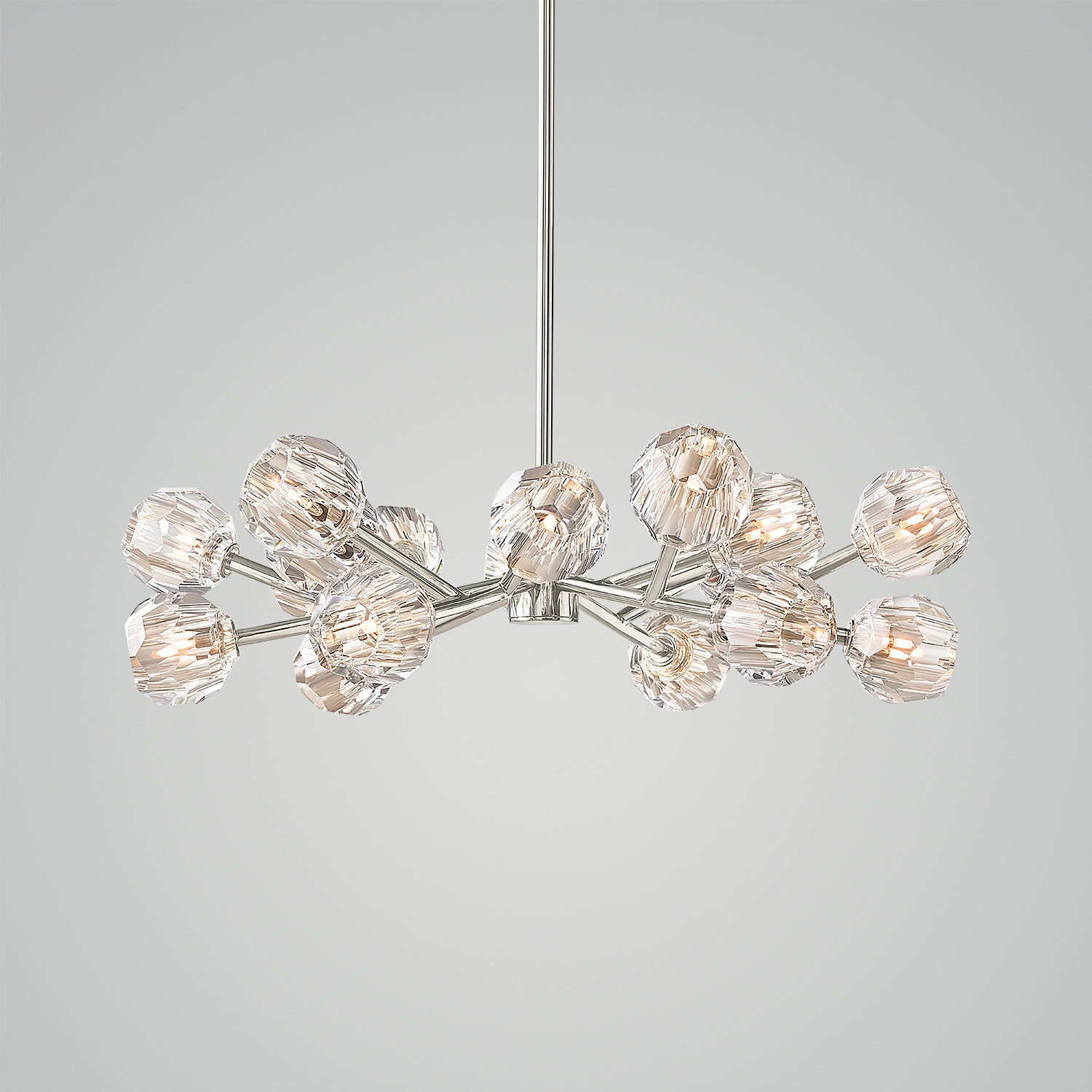 Boule De Cristal Clear Glass Round Chandelier