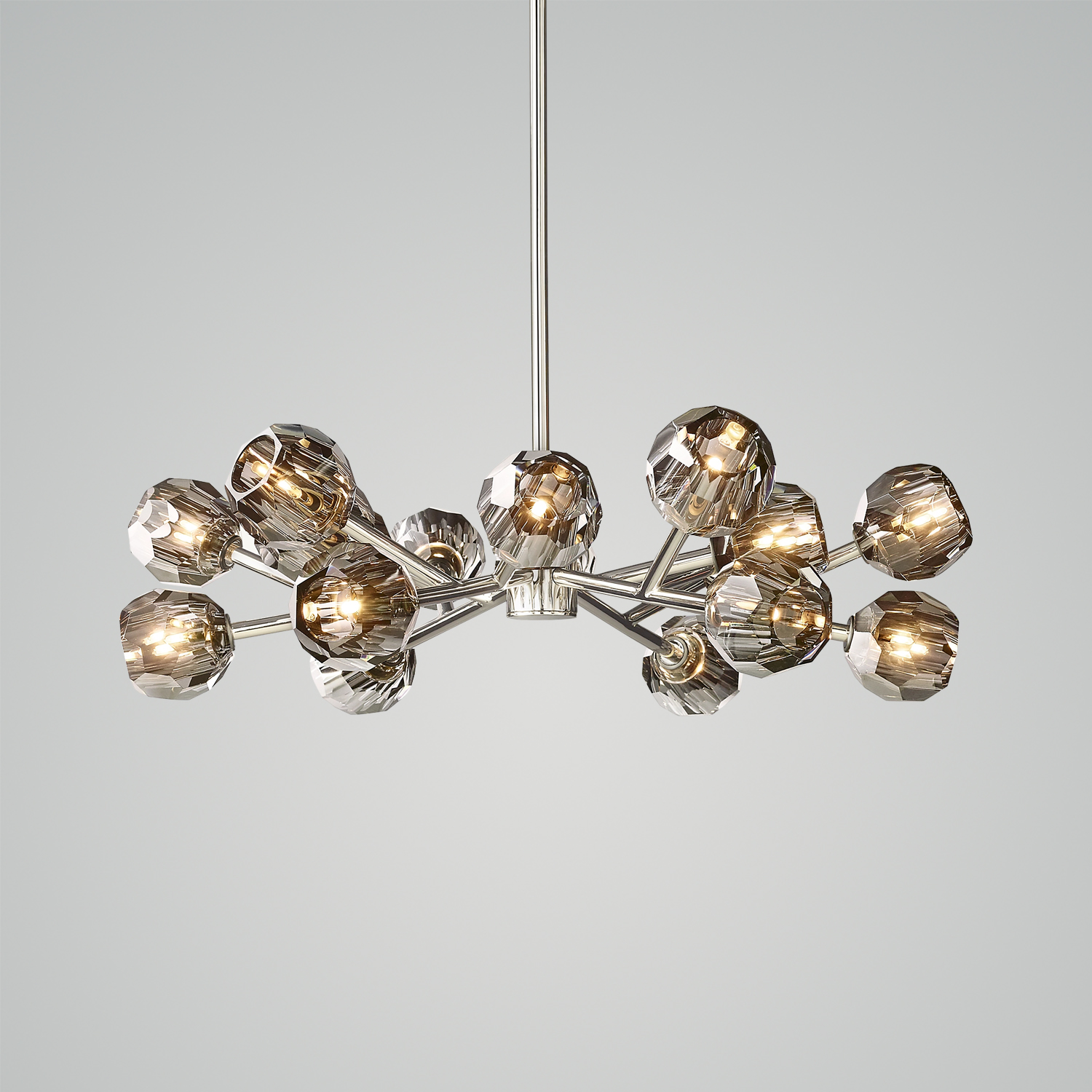 Boule De Cristal Clear Glass Round Chandelier