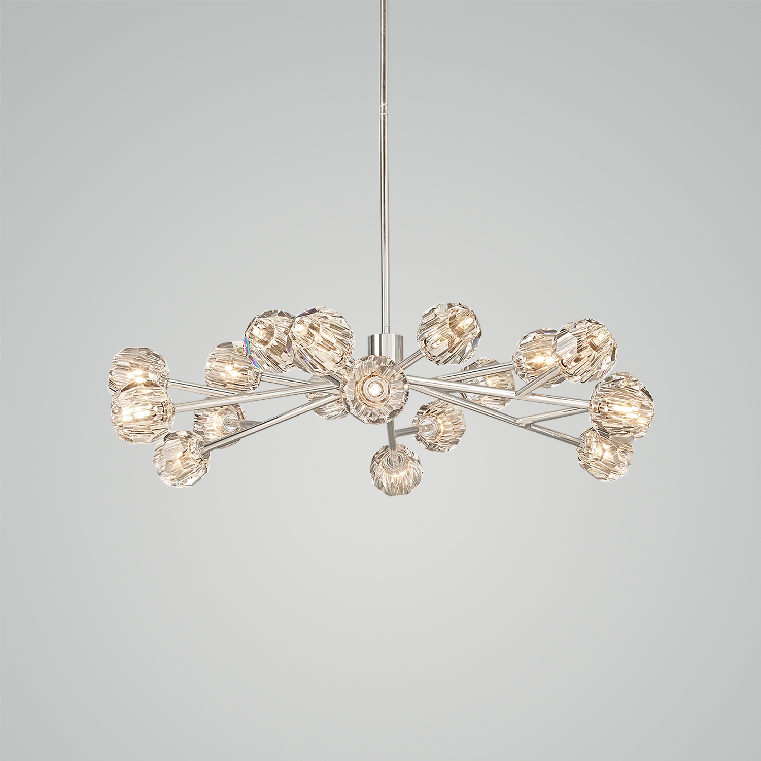Boule De Cristal Clear Glass Round Chandelier
