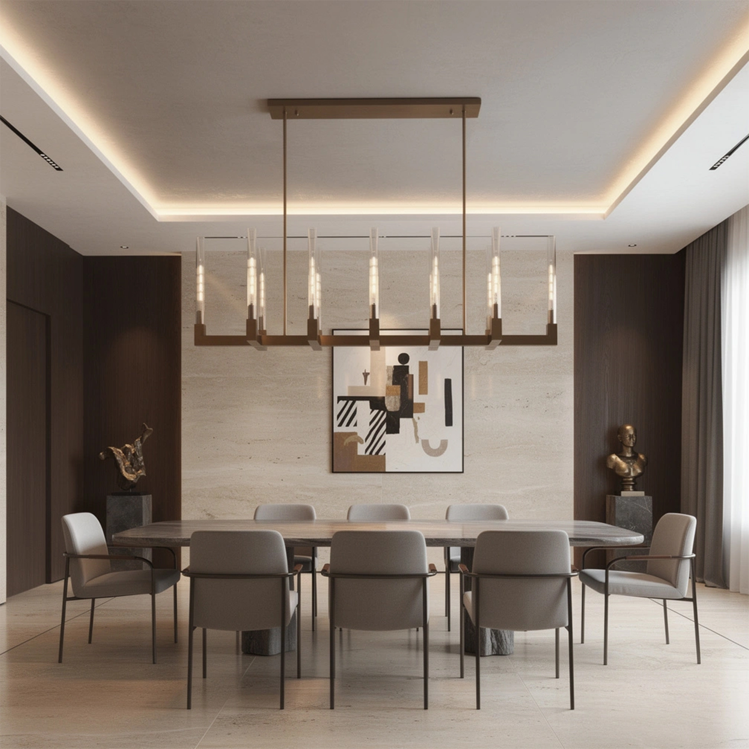 Cannele Linear Chandelier