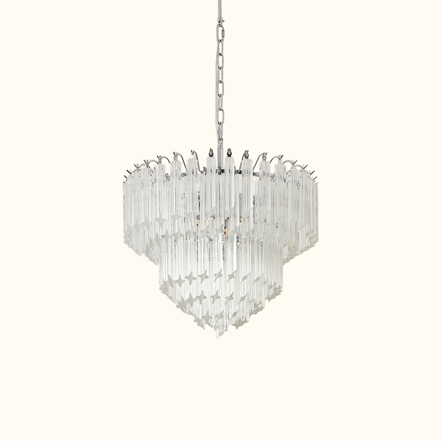 Cascade Crystal Glass Waterfall Chandelier