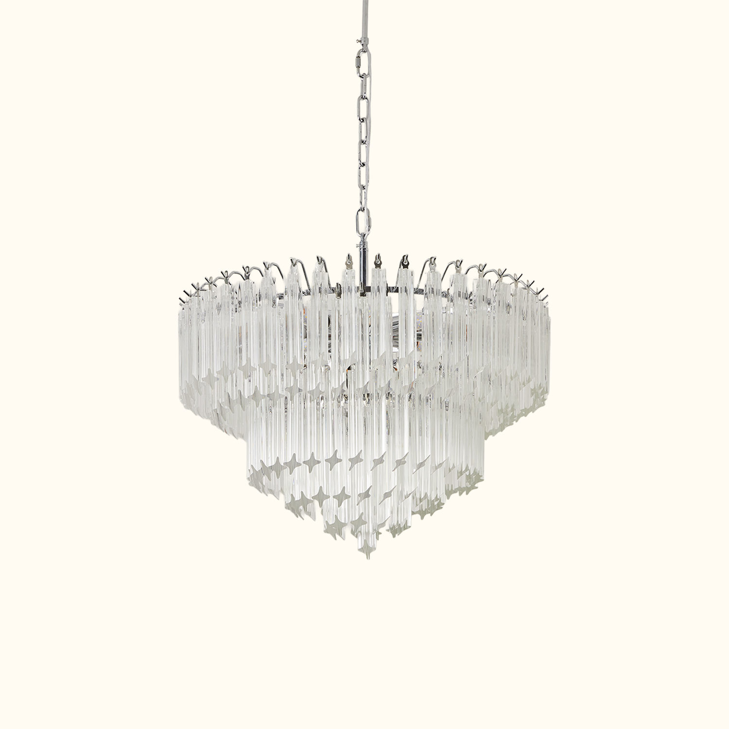Cascade Crystal Glass Waterfall Chandelier