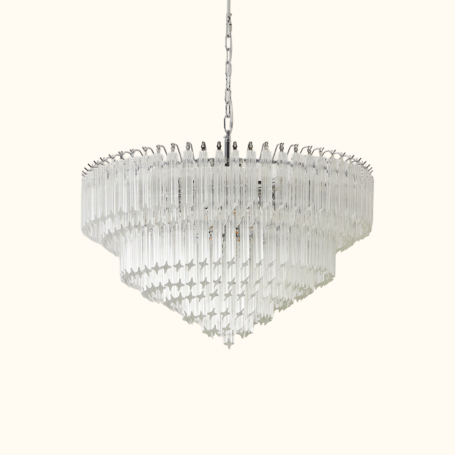 Cascade Crystal Glass Waterfall Chandelier