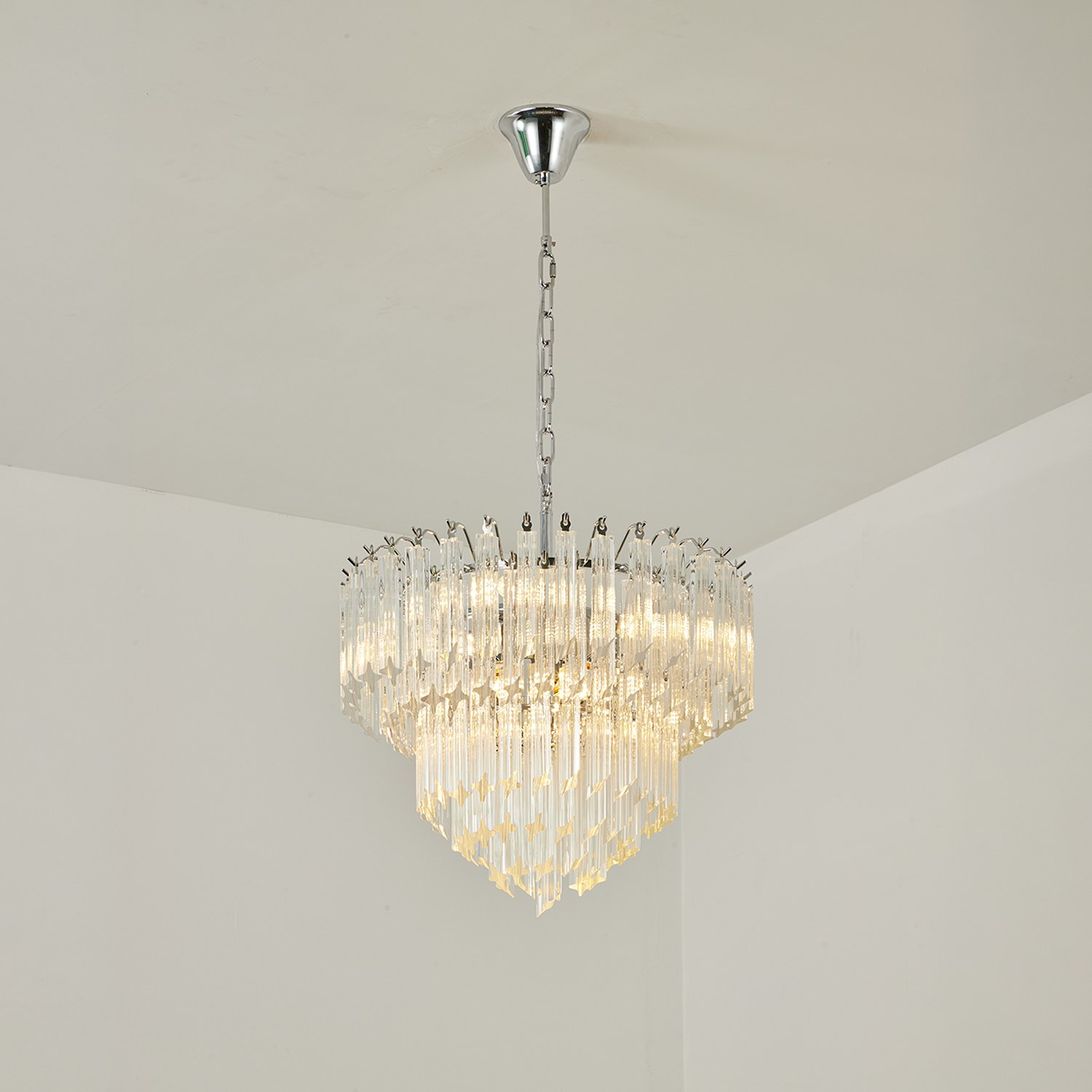 Cascade Crystal Glass Waterfall Chandelier