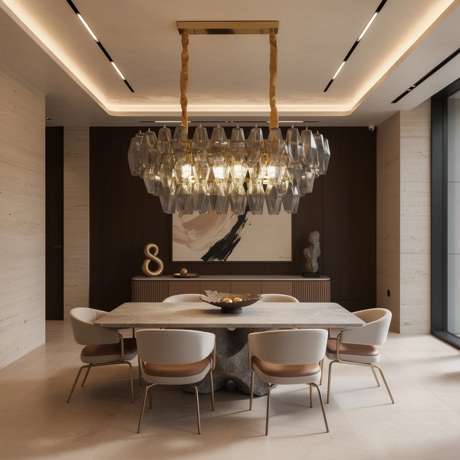 Chiara Linear Chandelier39.4”