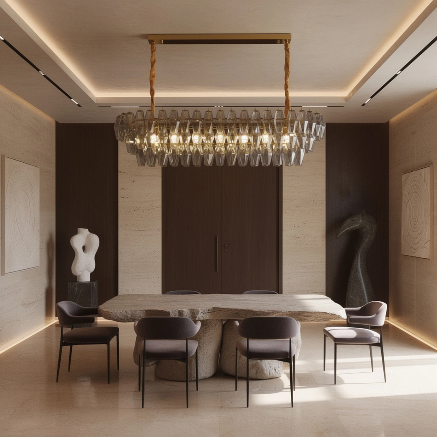 Chiara Linear Chandelier39.4”