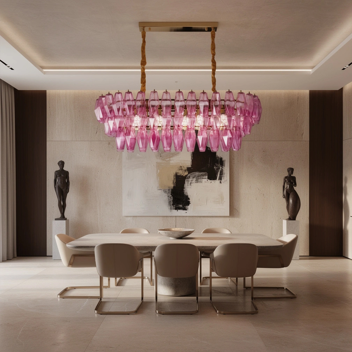 Chiara Linear Chandelier39.4"