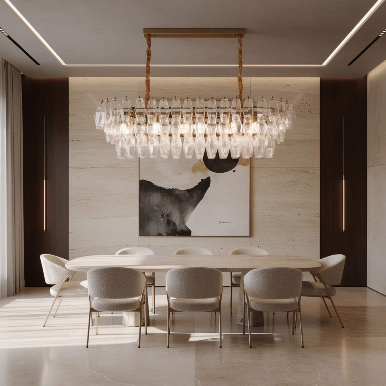 Chiara Linear Chandelier47.2"