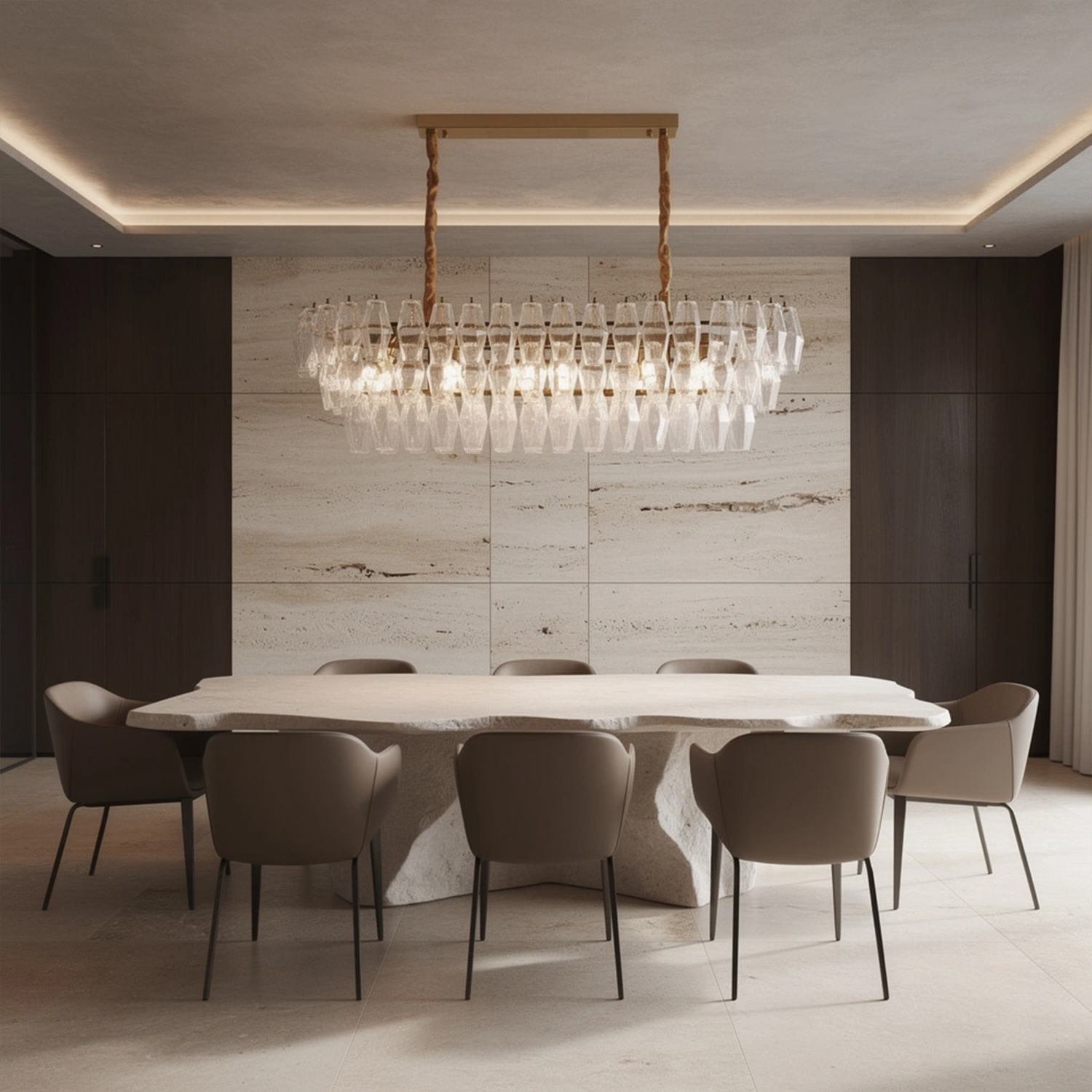 Chiara Linear Chandelier47.2"