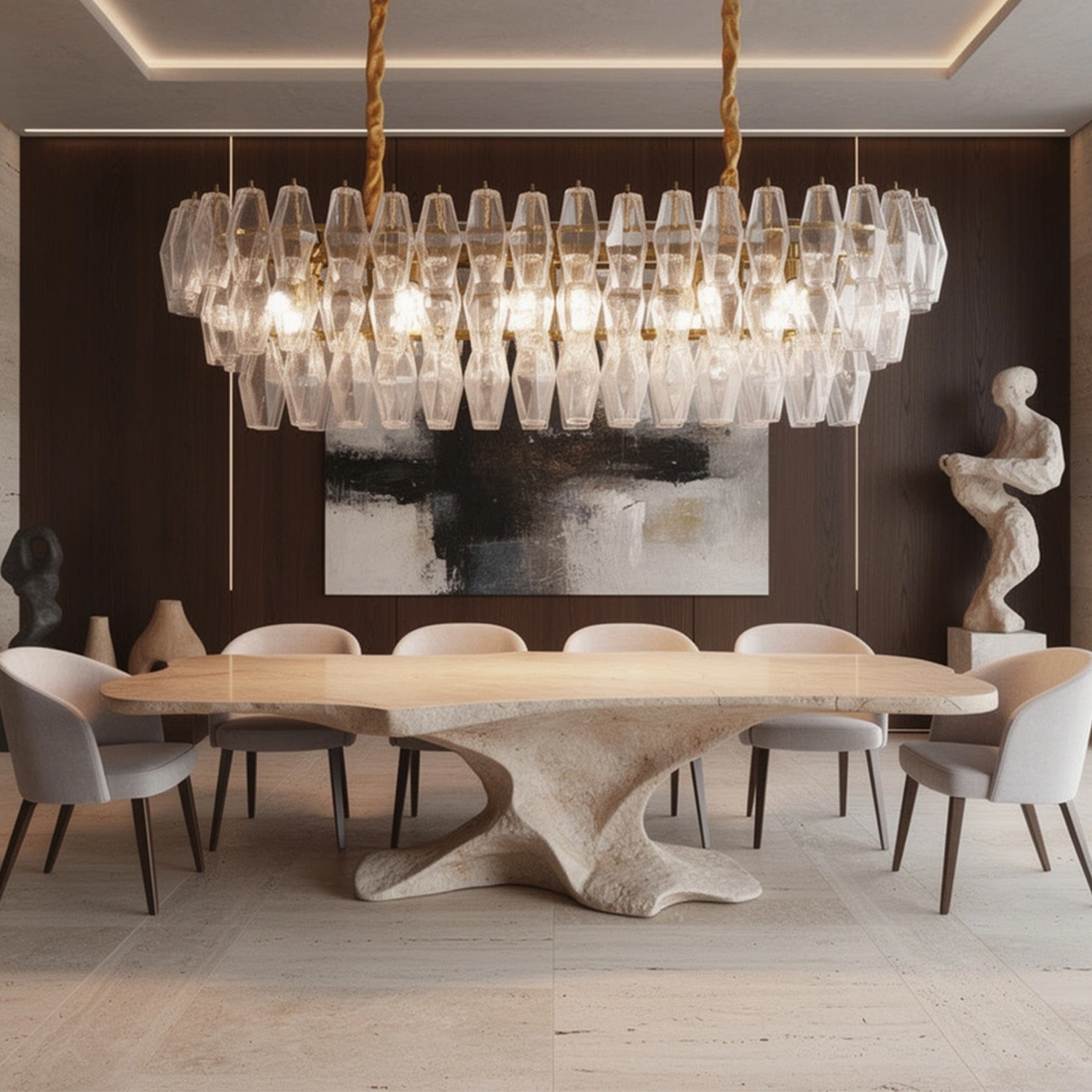 Chiara Linear Chandelier47.2"