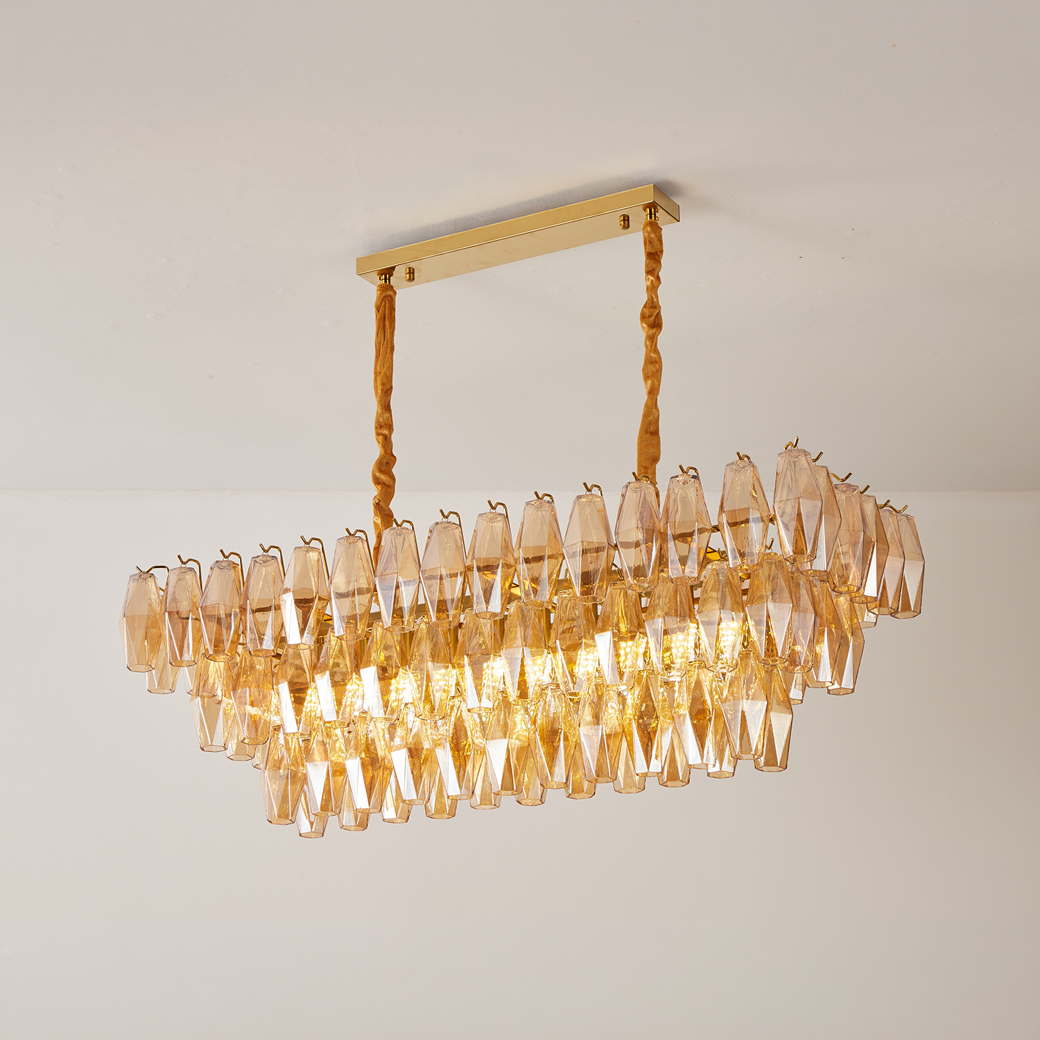 Chiara Rectangular Chandelier39.4”
