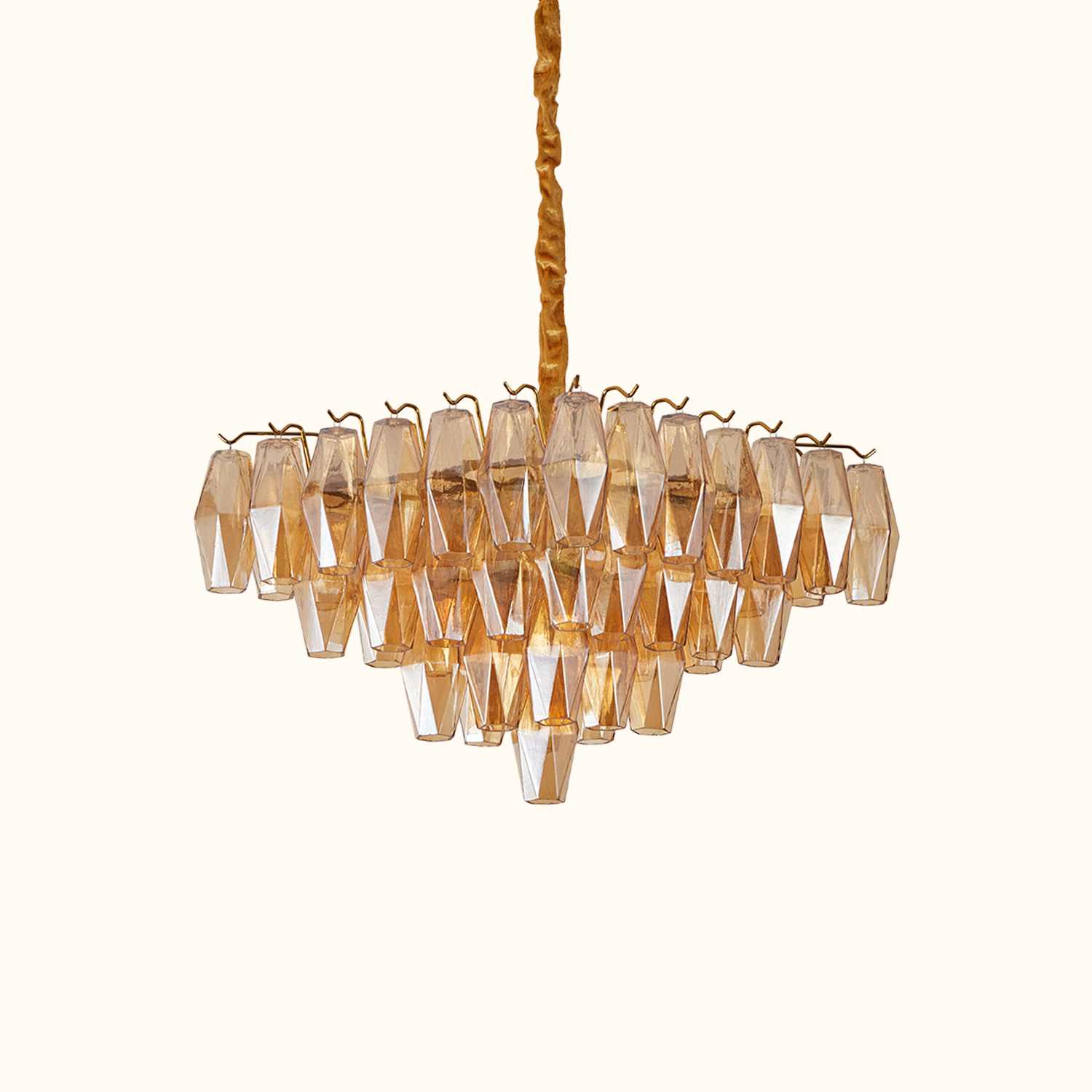 Chiara Square Chandelier19.7"