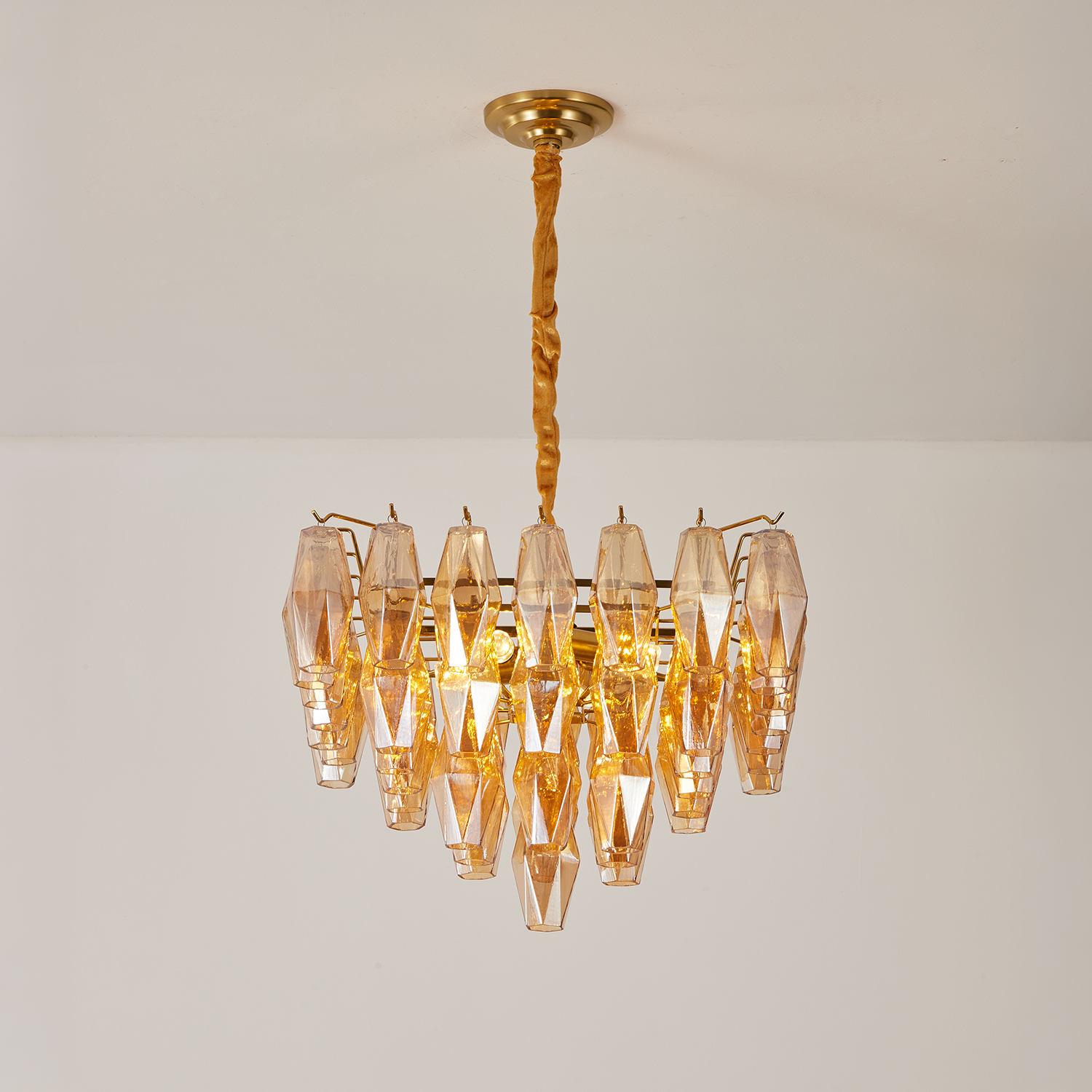 Chiara Square Chandelier19.7"