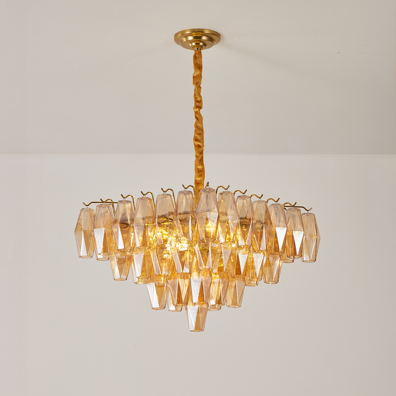 Chiara Square Chandelier19.7"