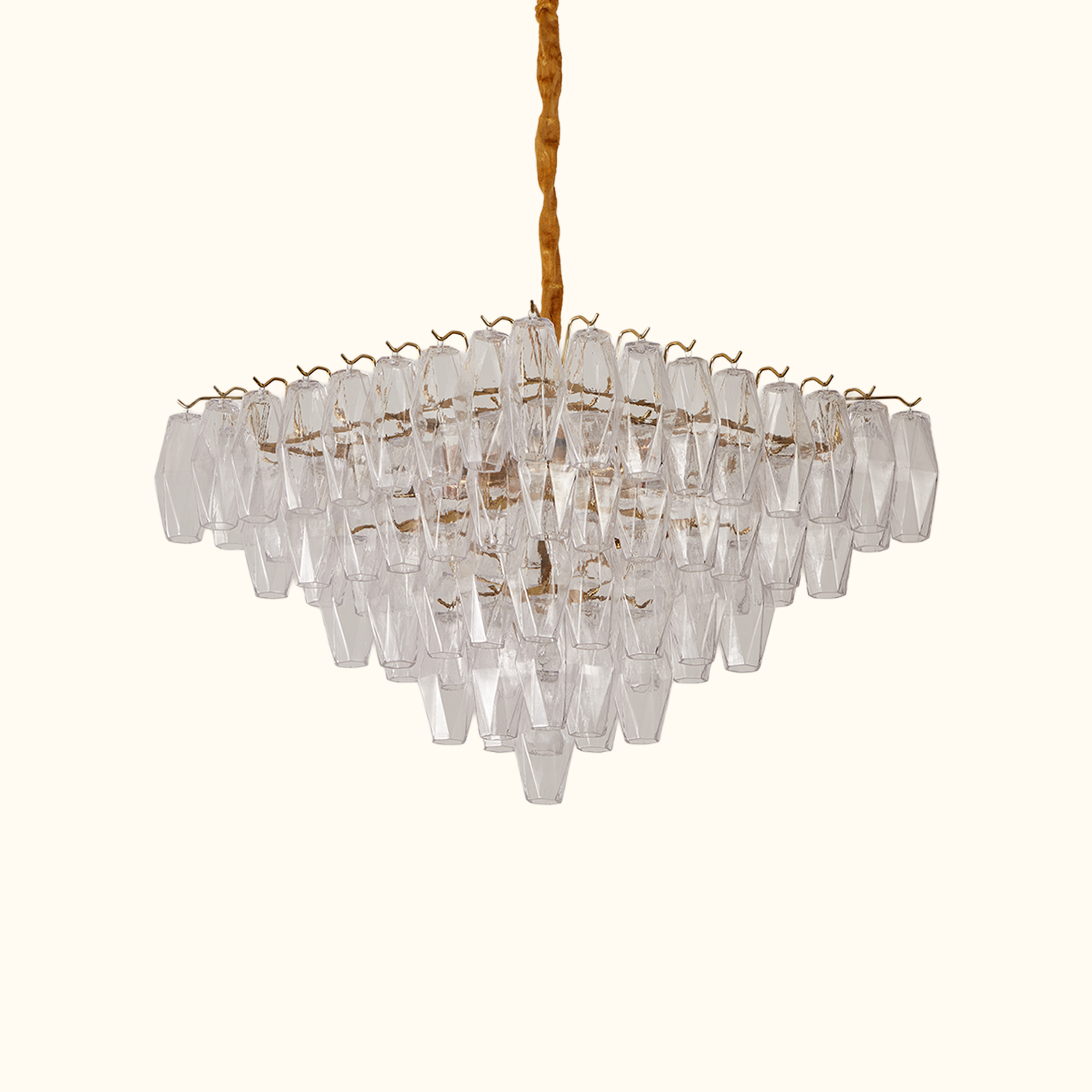 Chiara Square Chandelier23.6"