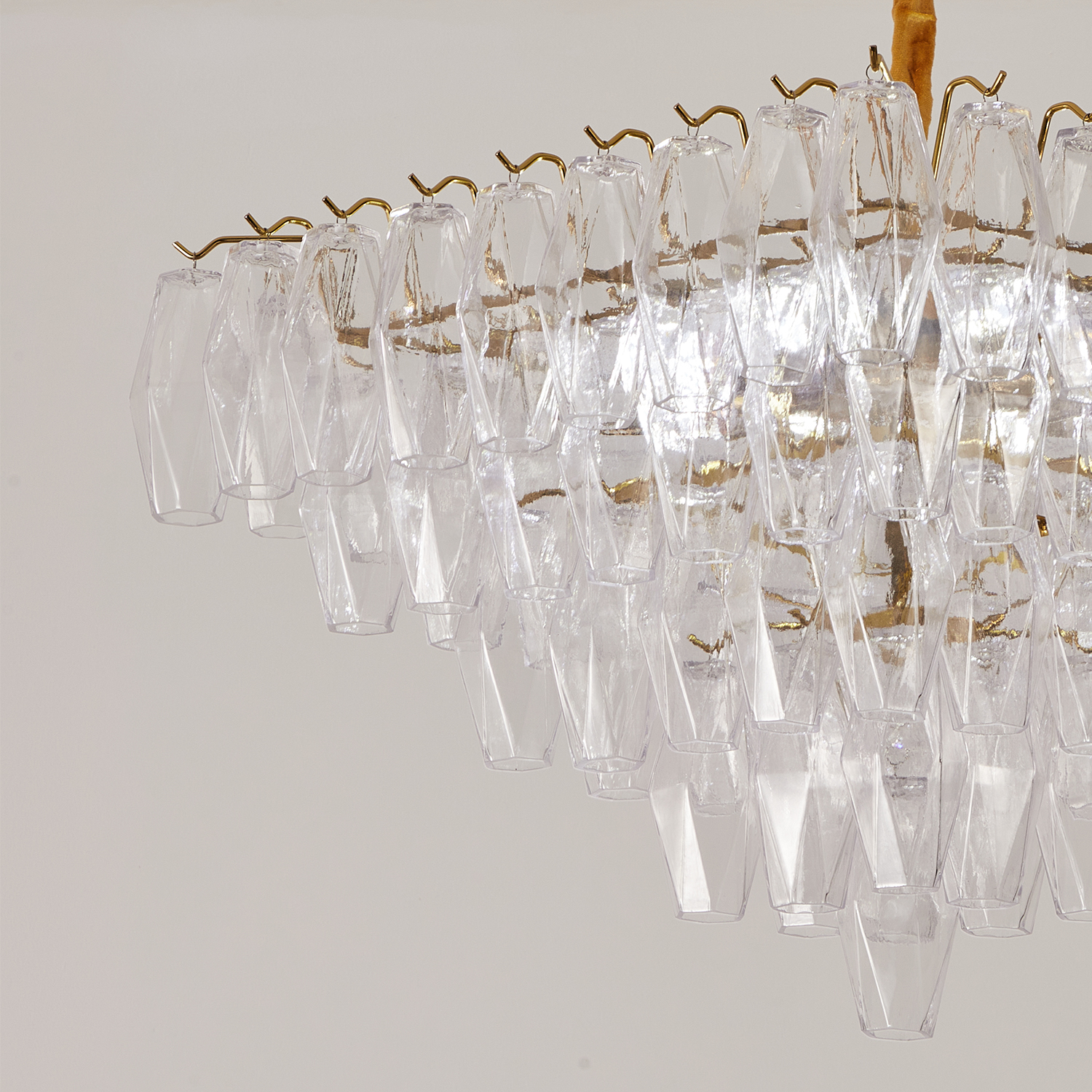 Chiara Square Chandelier23.6"