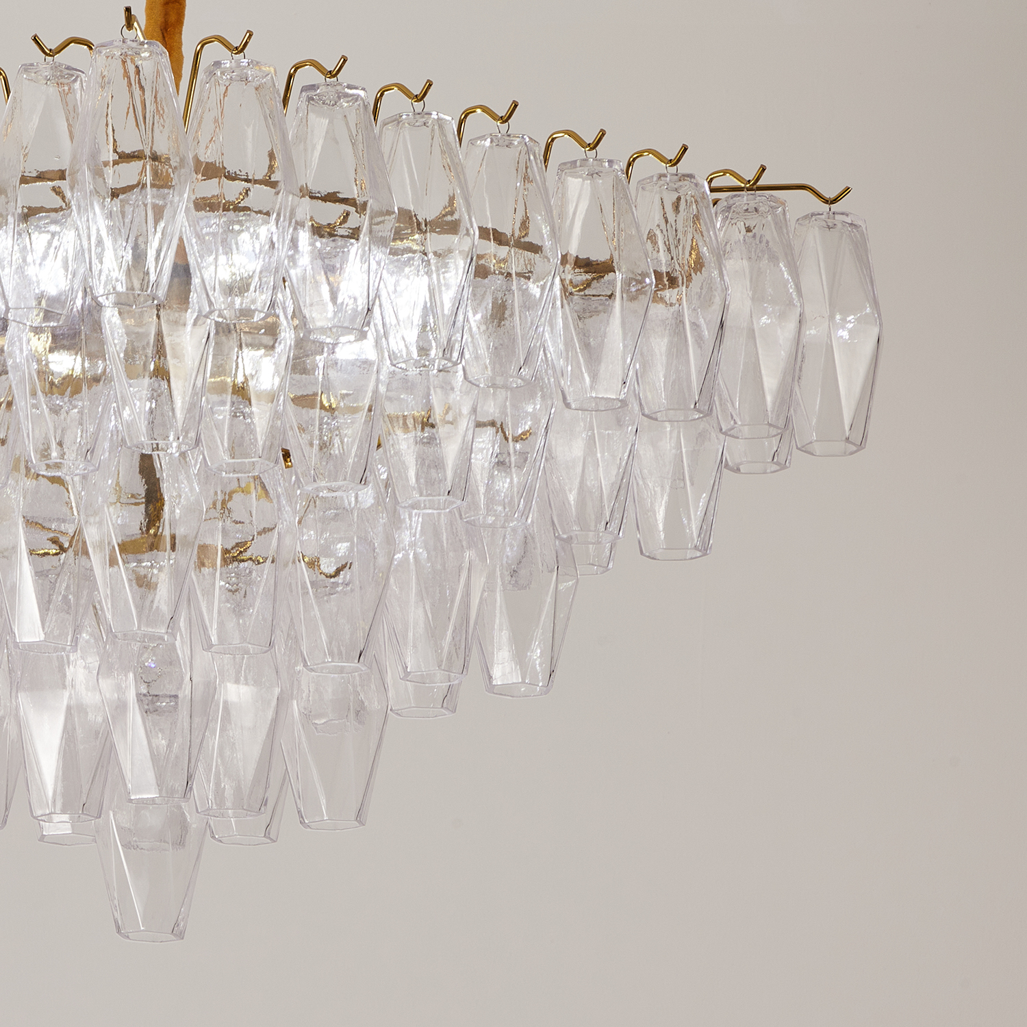 Chiara Square Chandelier23.6"