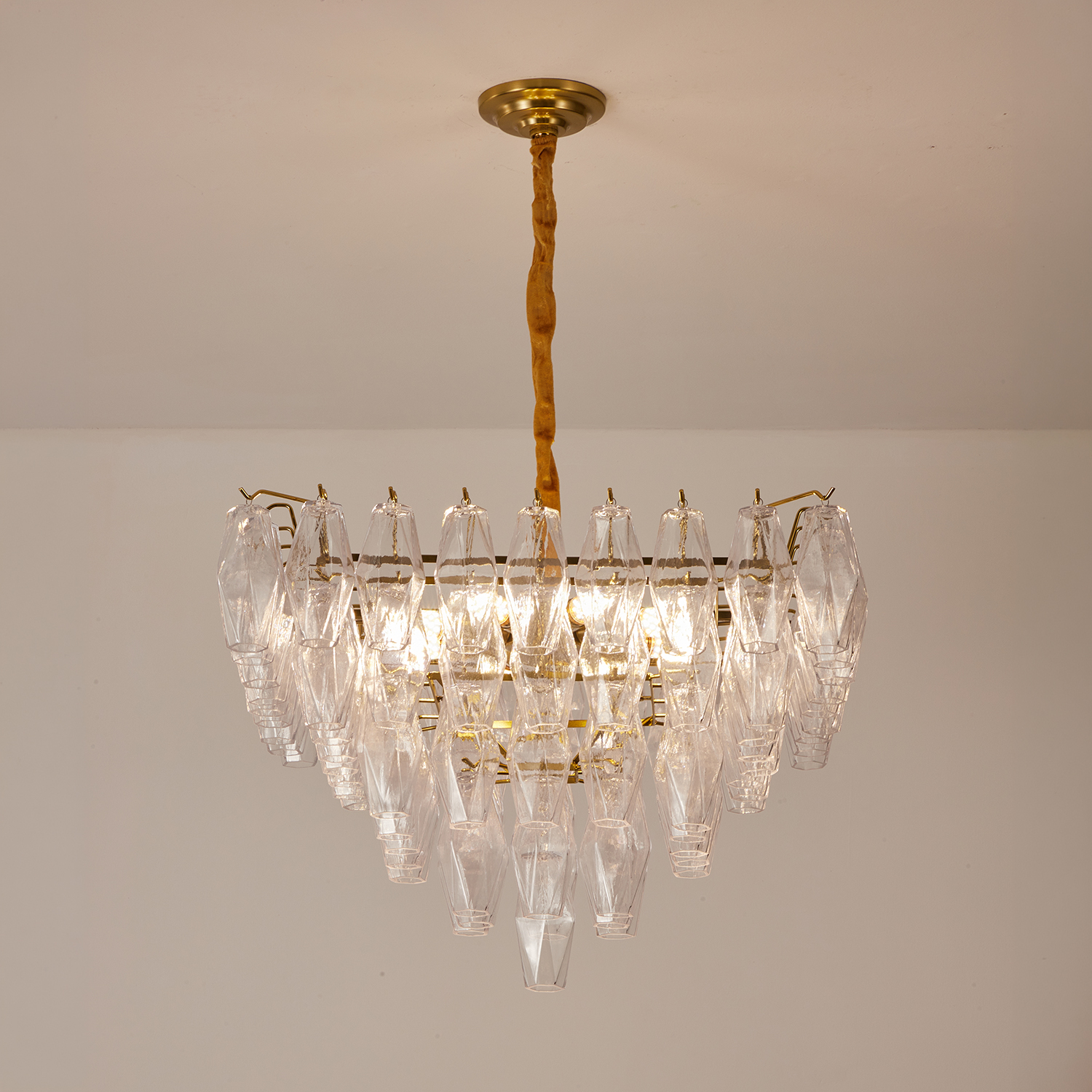 Chiara Square Chandelier23.6"