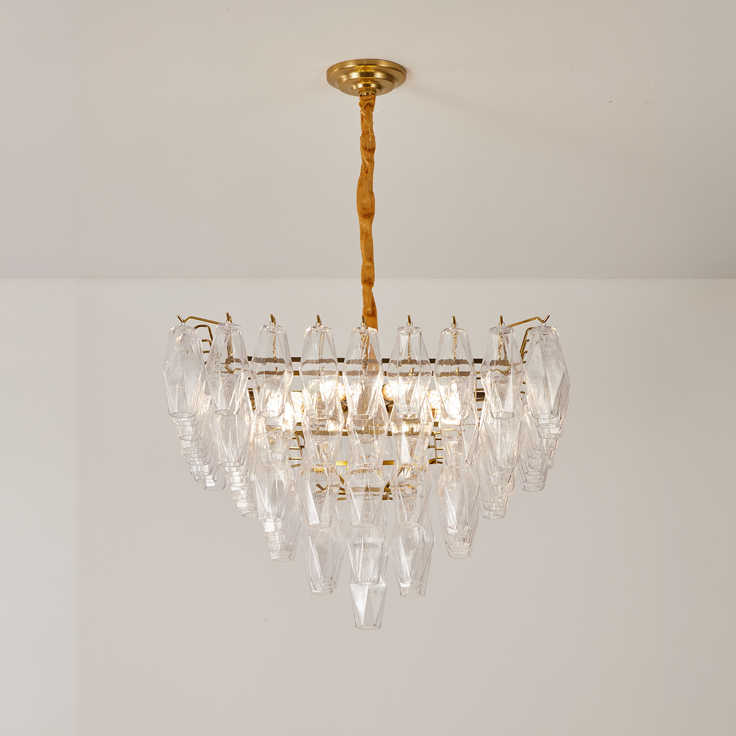 Chiara Square Chandelier23.6"