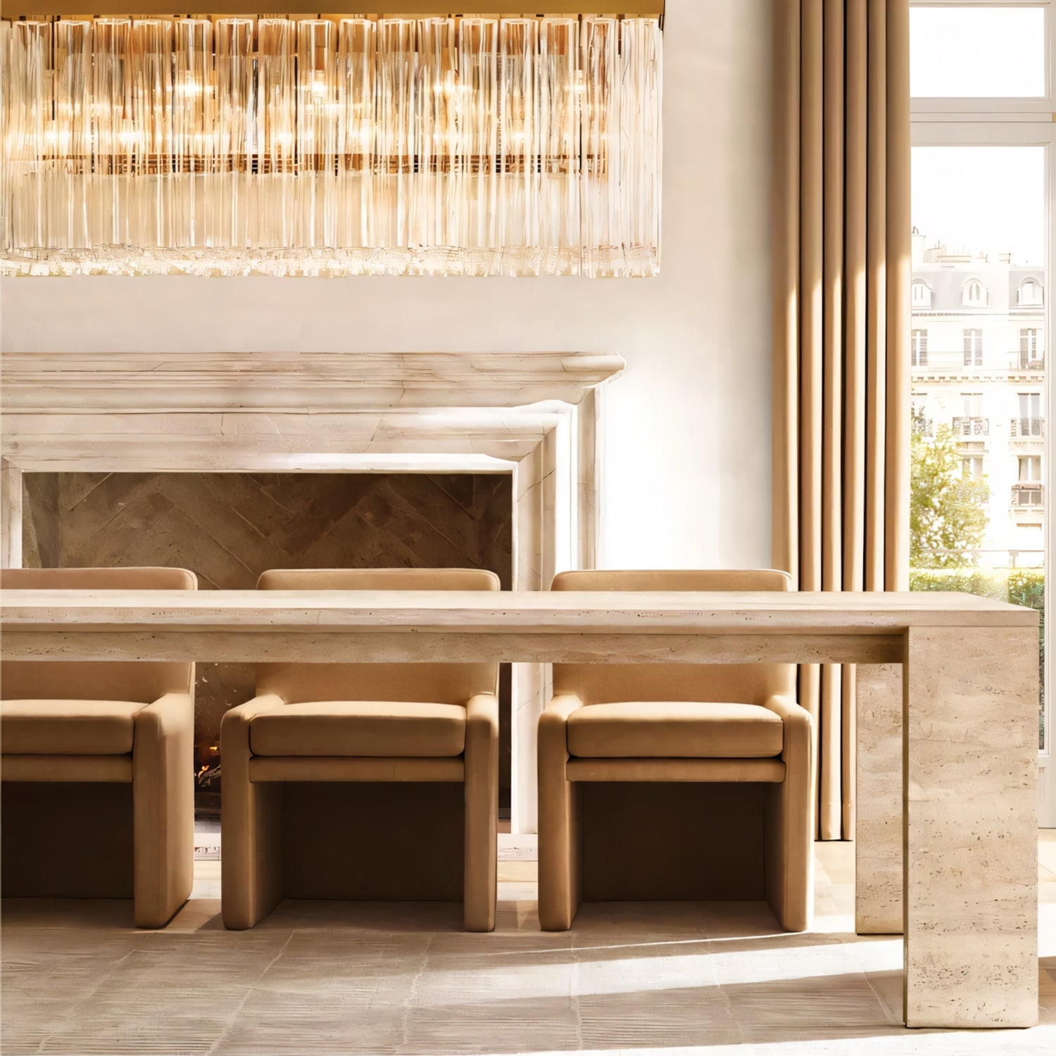 Cielo Rectangular Chandelier