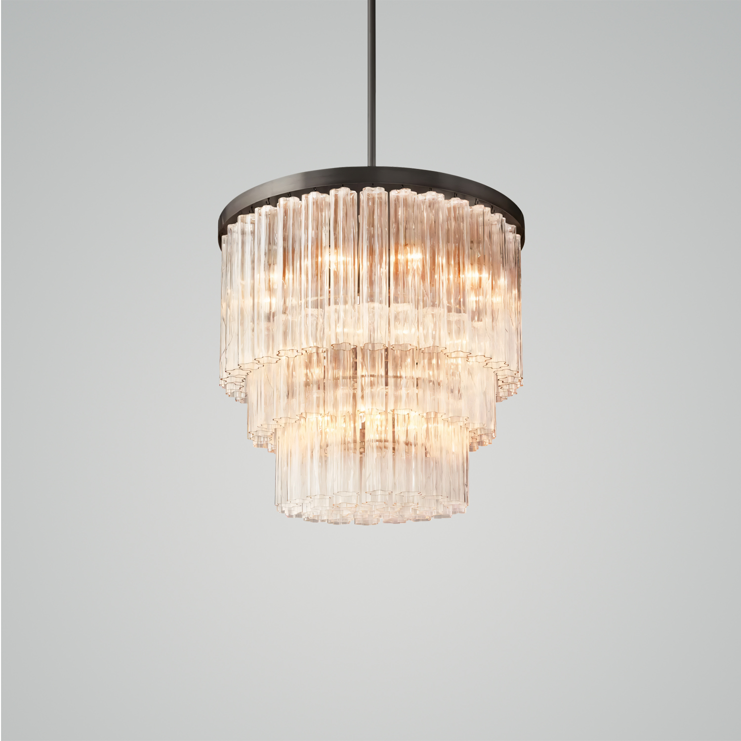 Cielo Three-Tier Round Chandelier