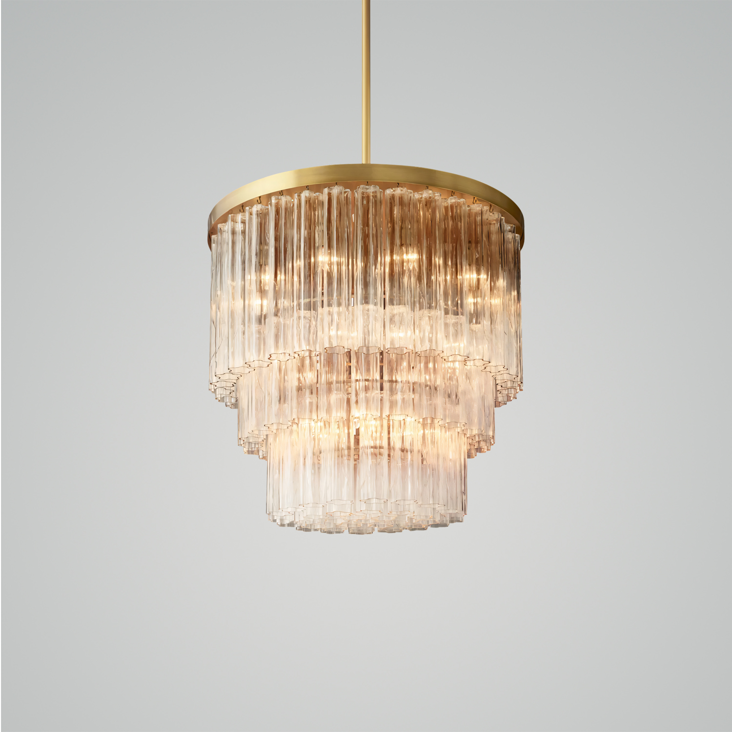 Cielo Three-Tier Round Chandelier