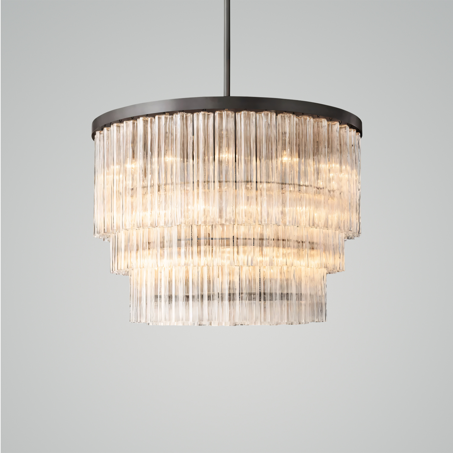 Cielo Three-Tier Round Chandelier