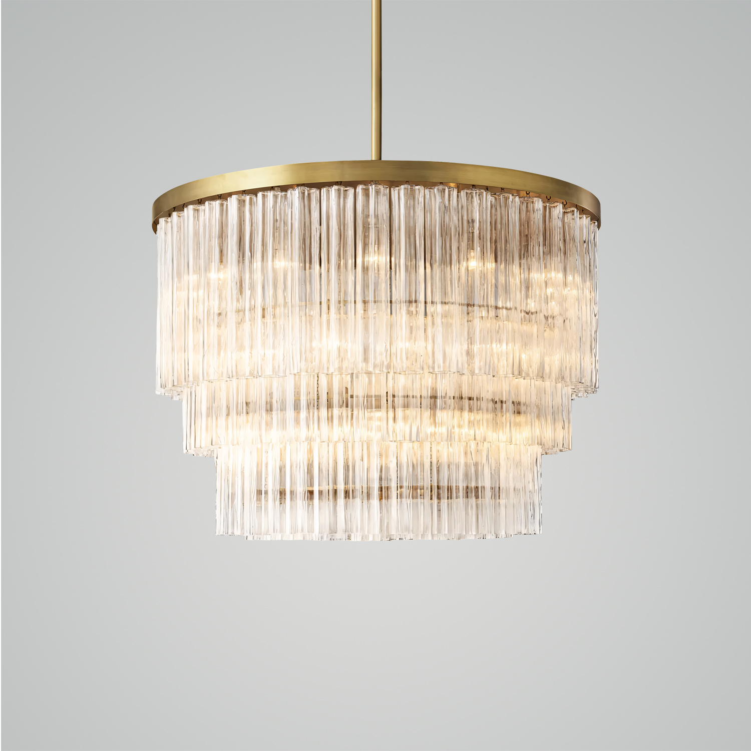 Cielo Three-Tier Round Chandelier