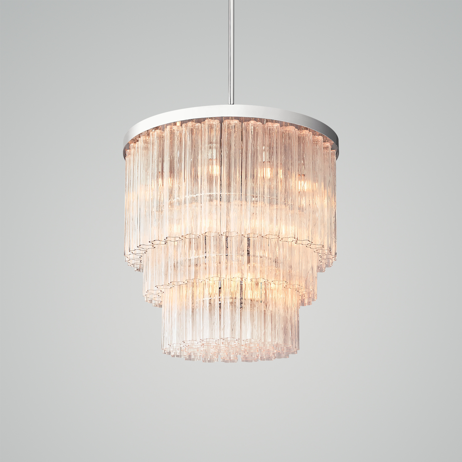 Cielo Three-Tier Round Chandelier