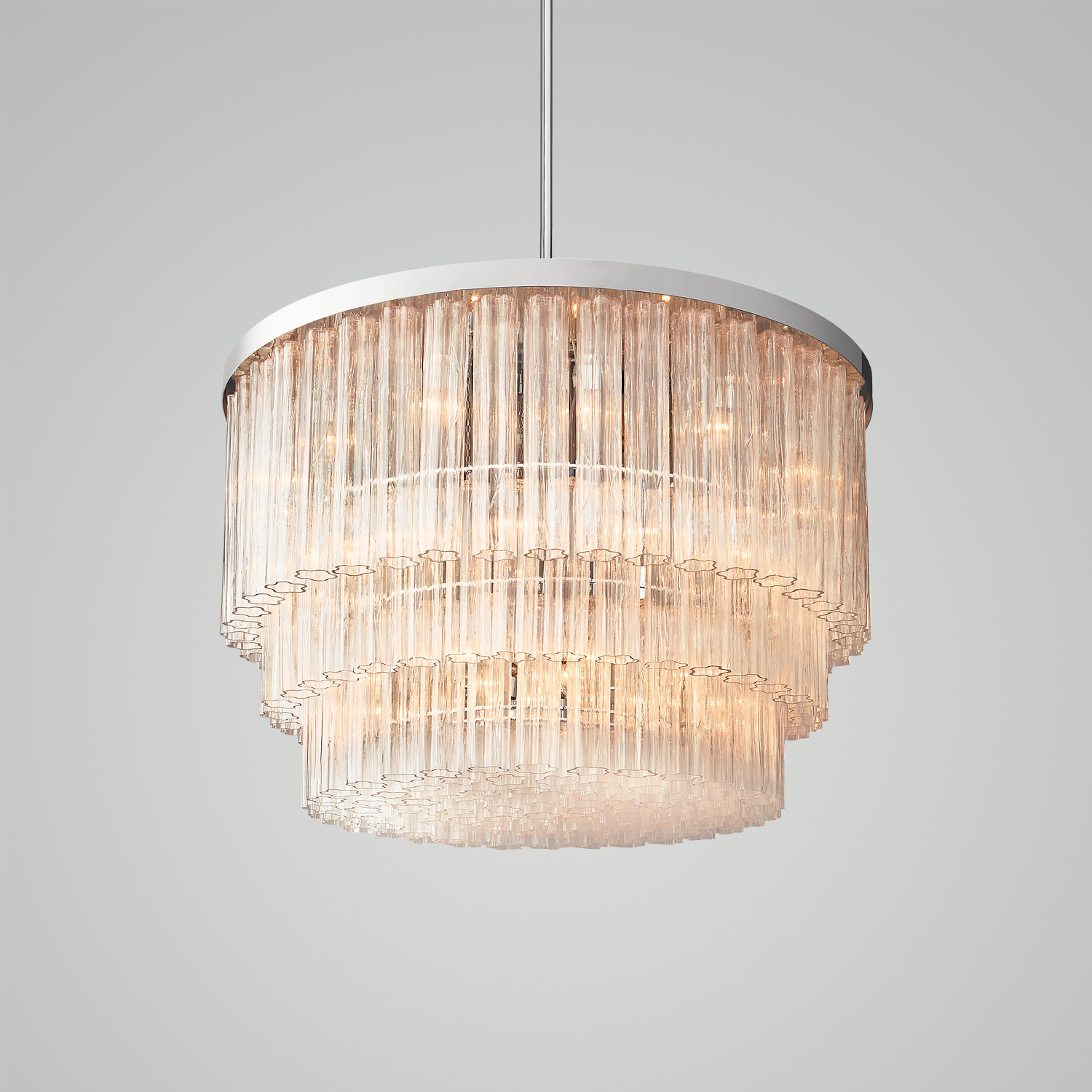 Cielo Three-Tier Round Chandelier