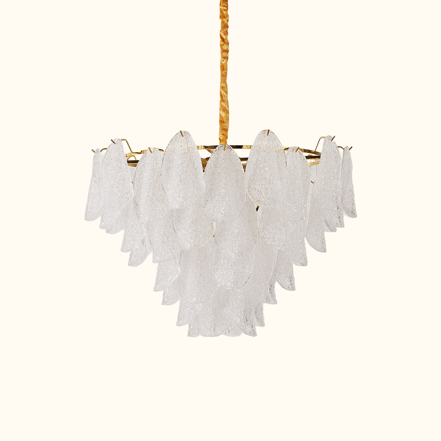 Clear Petal Glass Pendant