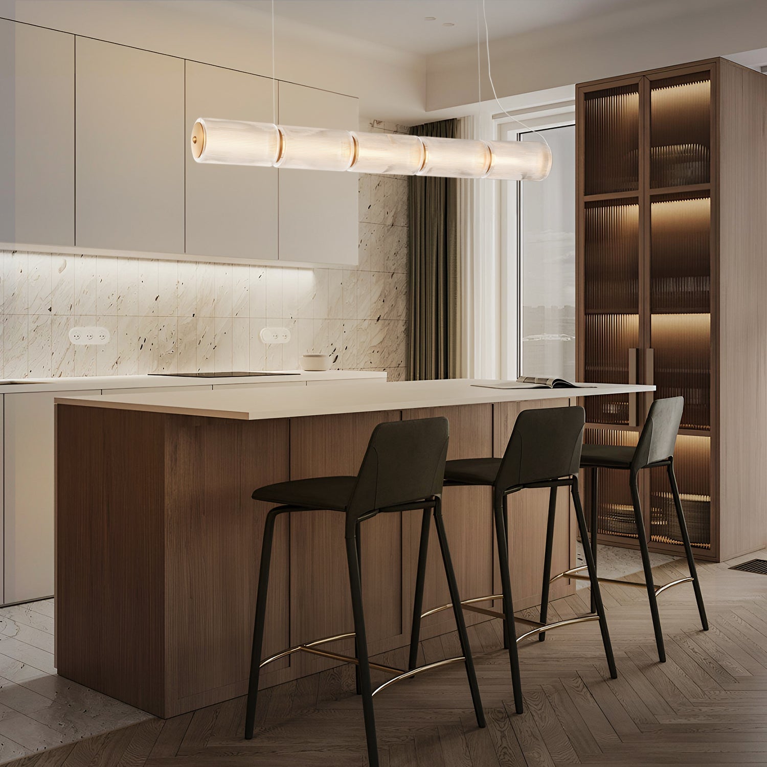 Column Horizontal Pendant Light