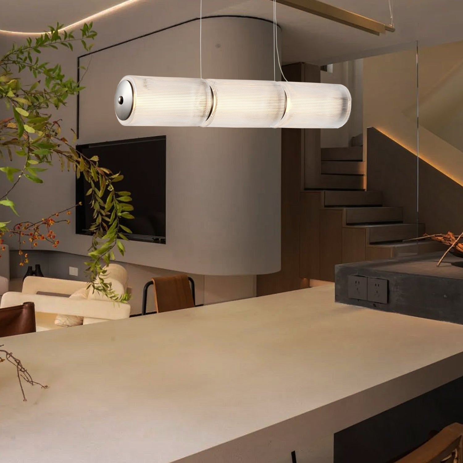 Column Horizontal Pendant Light