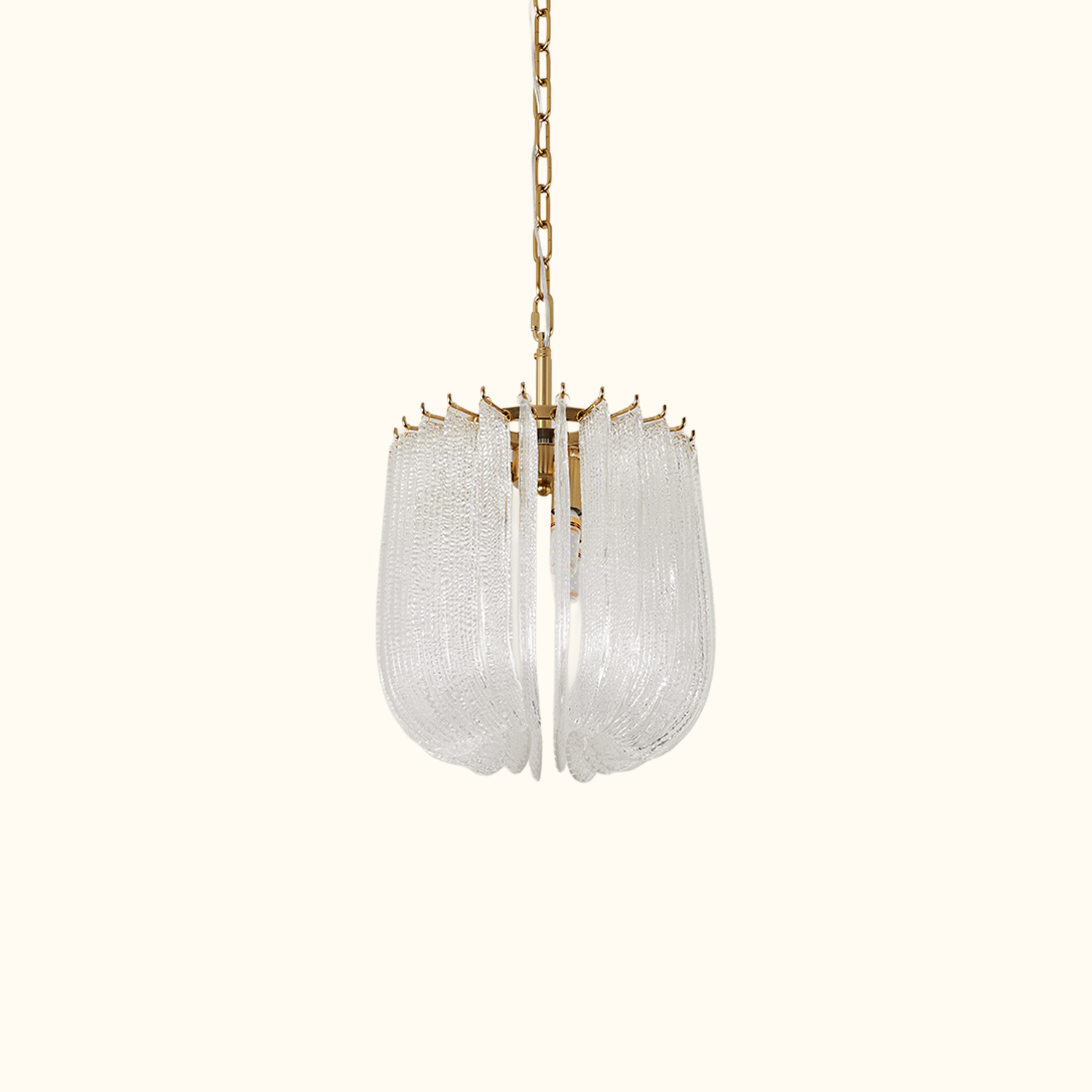 Contemporary Murano Style Glass Chandelier