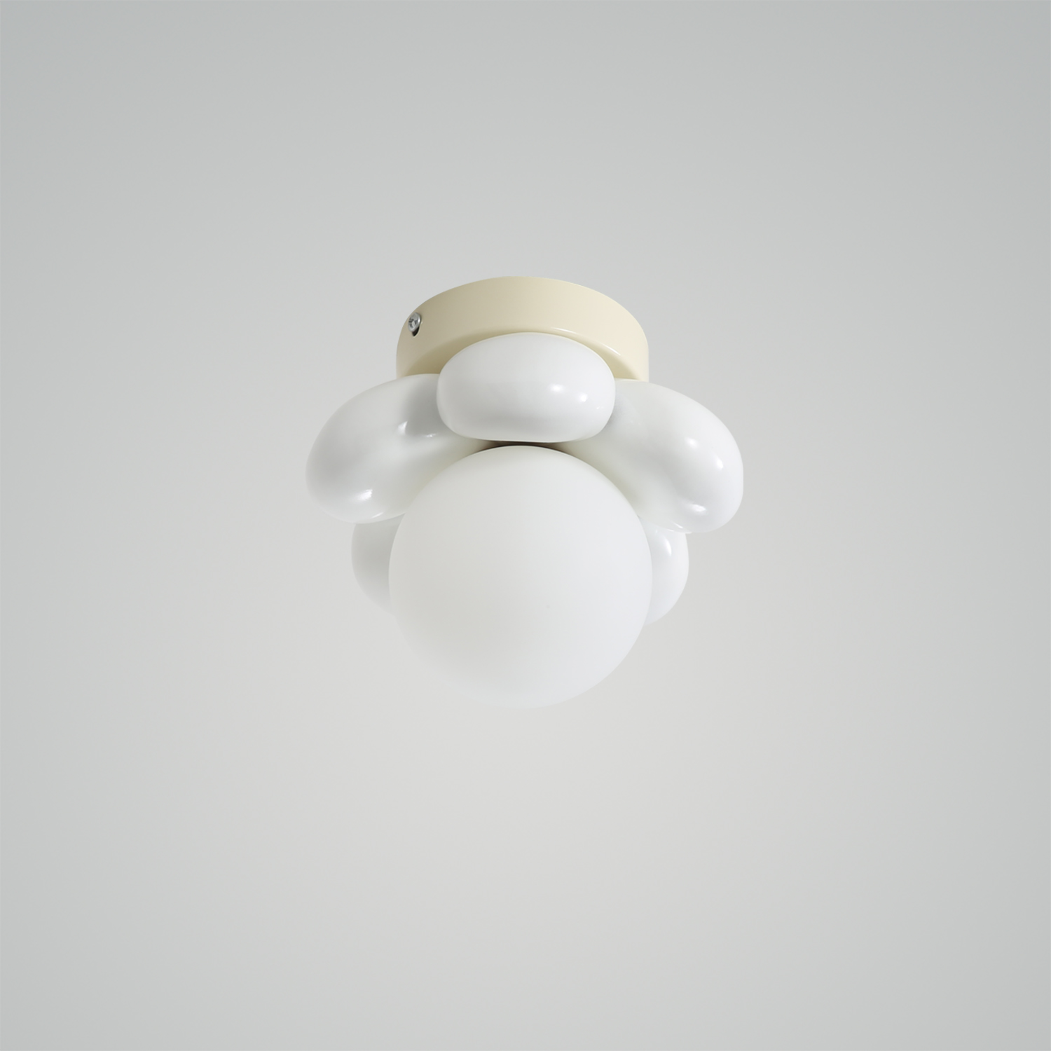 Cream Flower Ceiling Light
