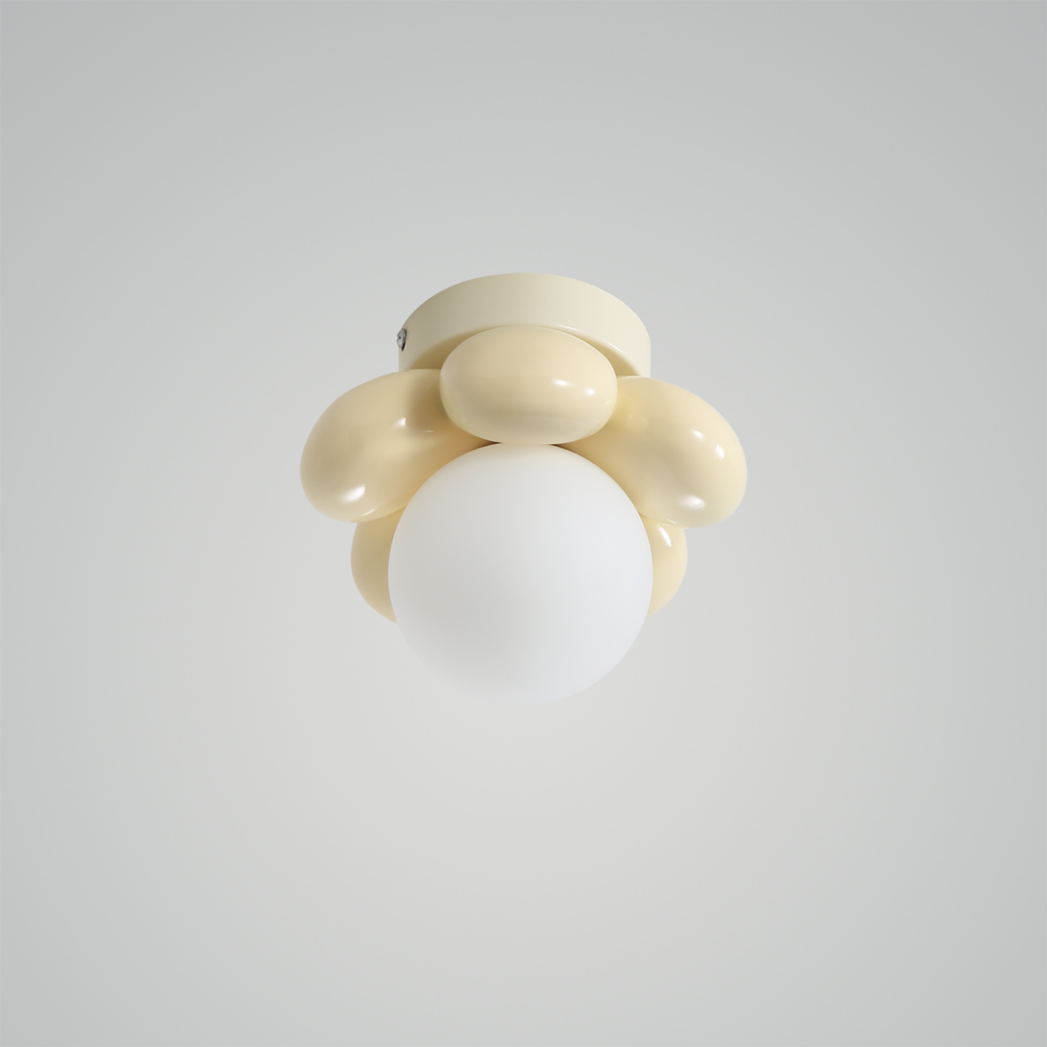 Cream Flower Ceiling Light