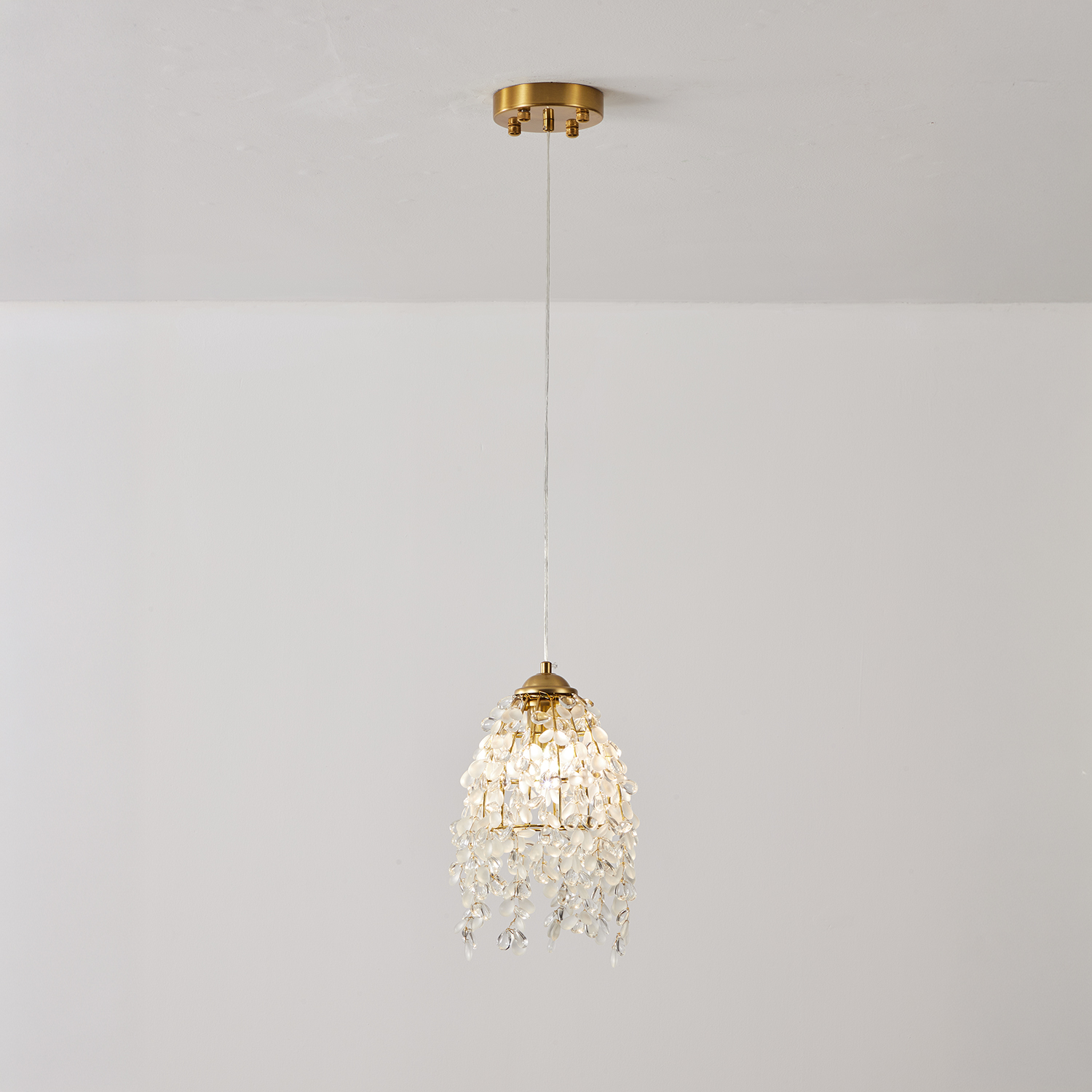 Crystal Curtain Mini Pendant Light