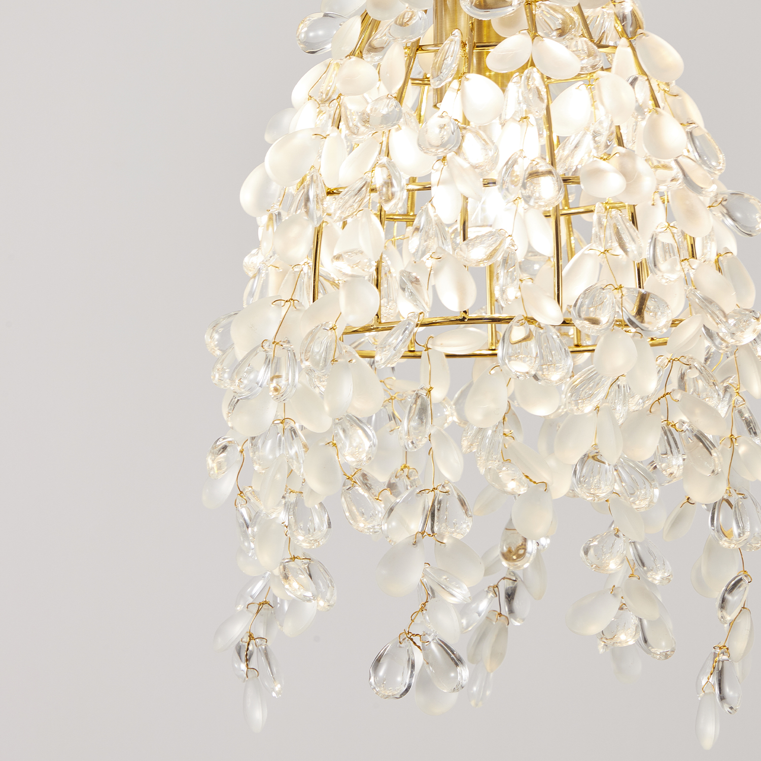 Crystal Curtain Mini Pendant Light