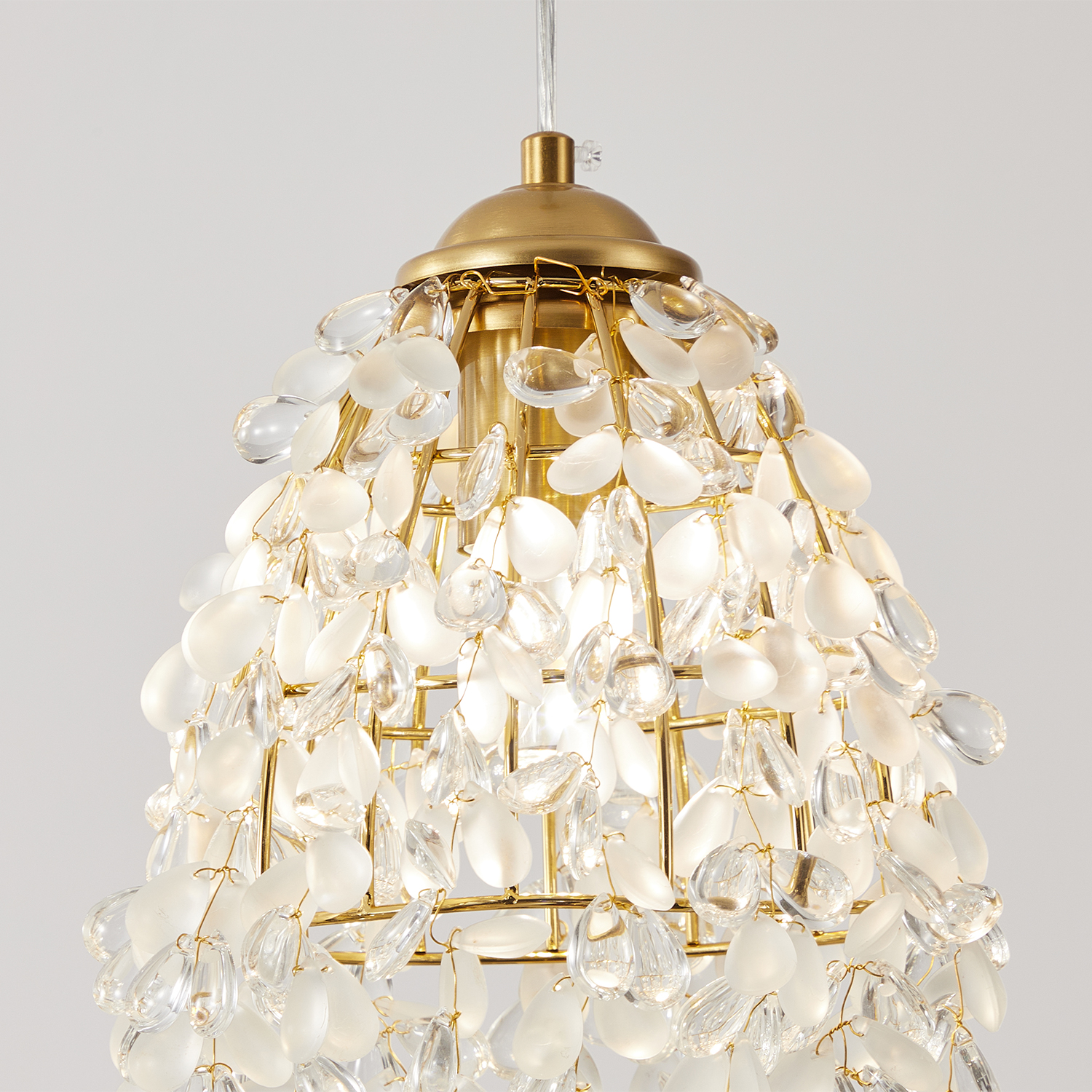 Crystal Curtain Mini Pendant Light