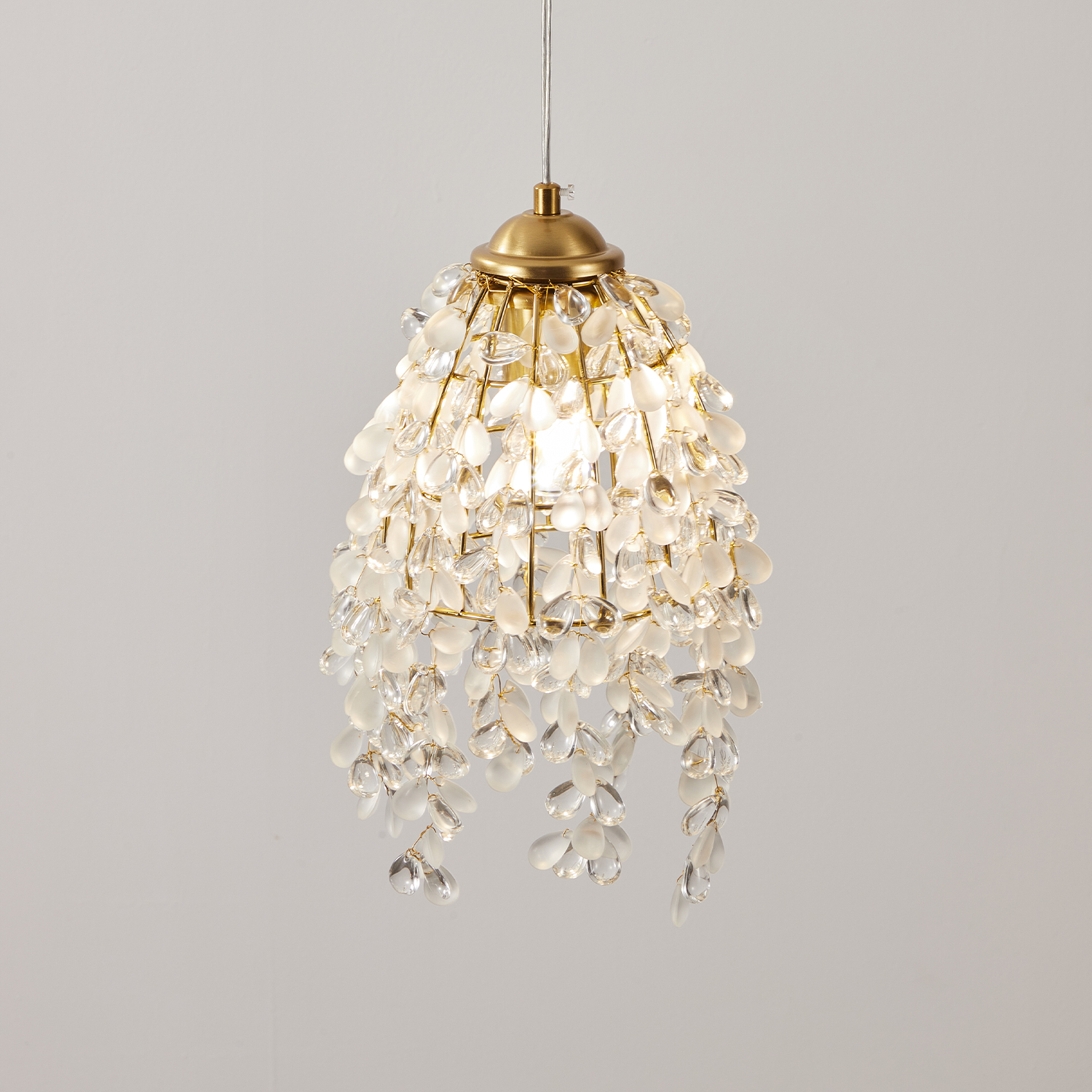 Crystal Curtain Mini Pendant Light