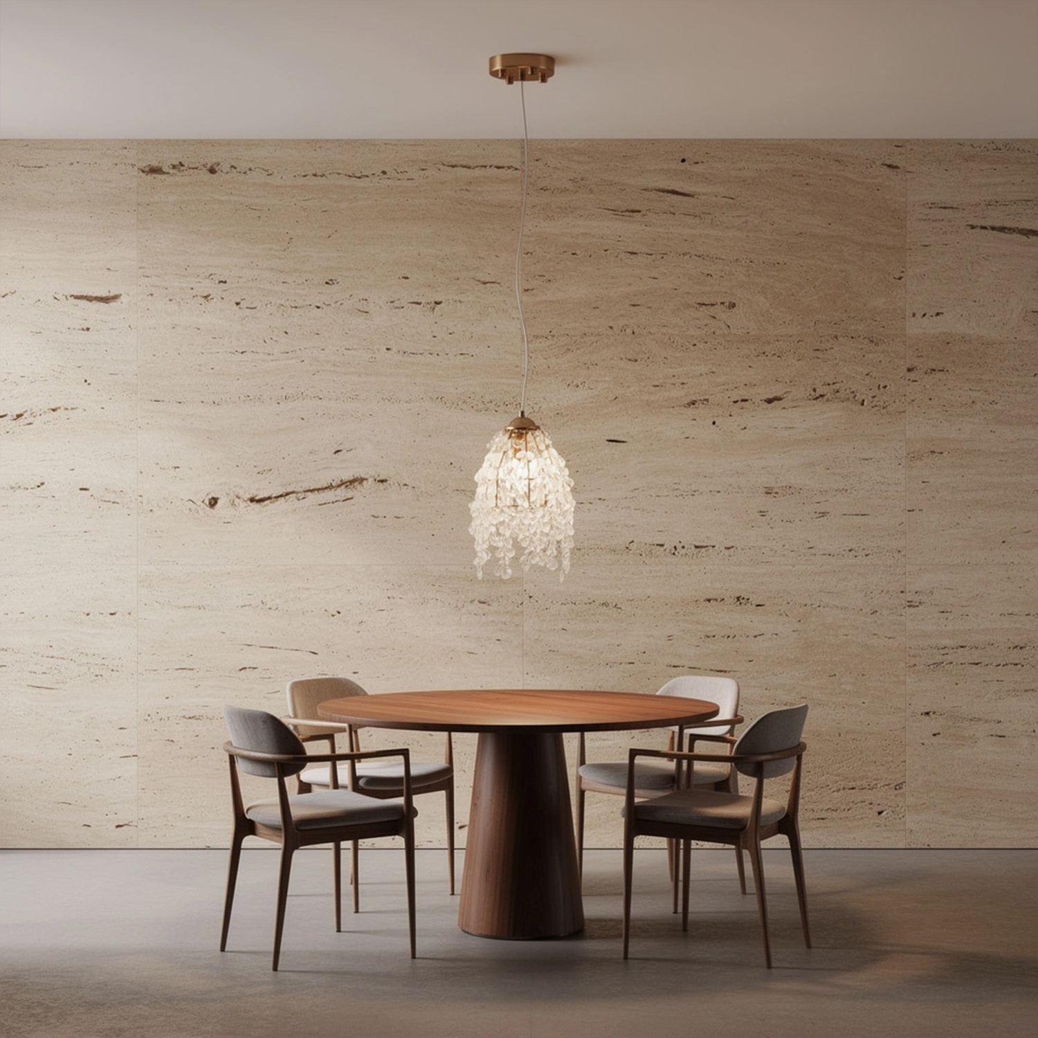 Crystal Curtain Mini Pendant Light
