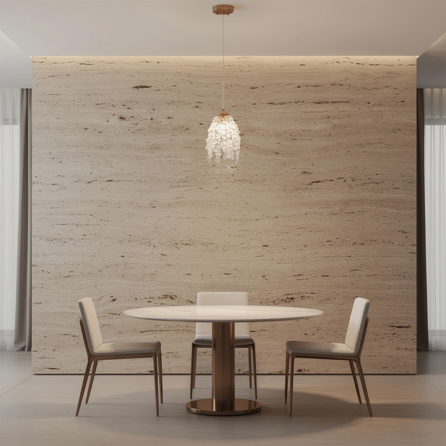 Crystal Curtain Mini Pendant Light
