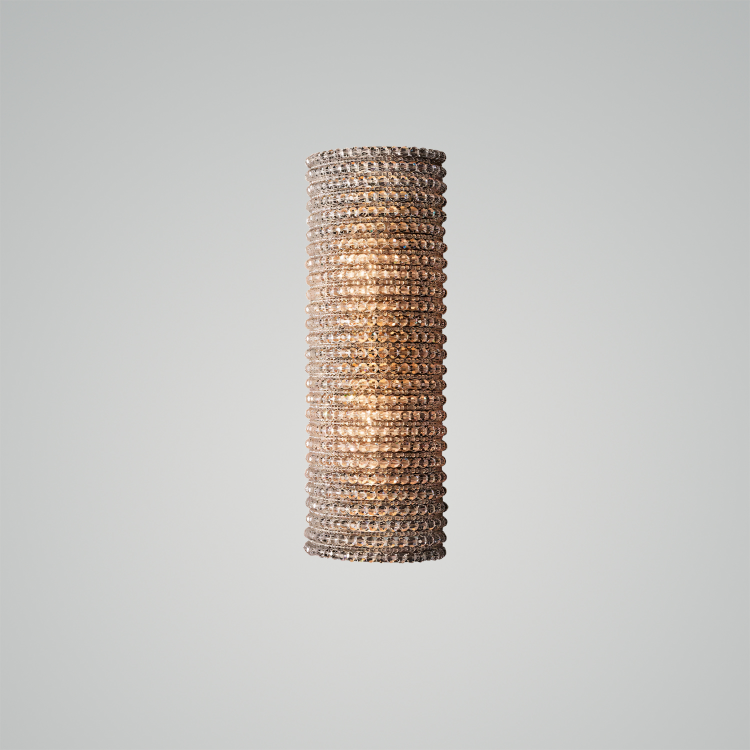 Crystal Halo Clear Glass Sconce